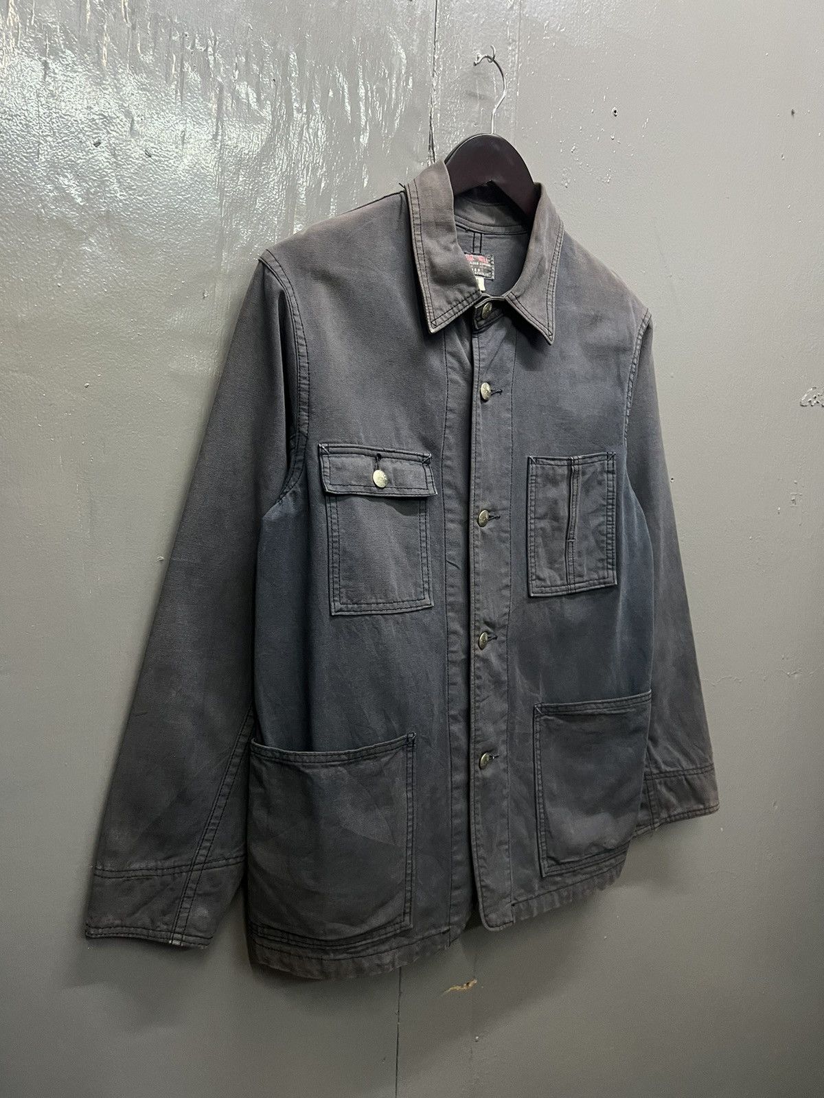 Vintage Vintage Union Made Chore Jacket Size US M / EU 48-50 / 2 - 2 Thumbnail