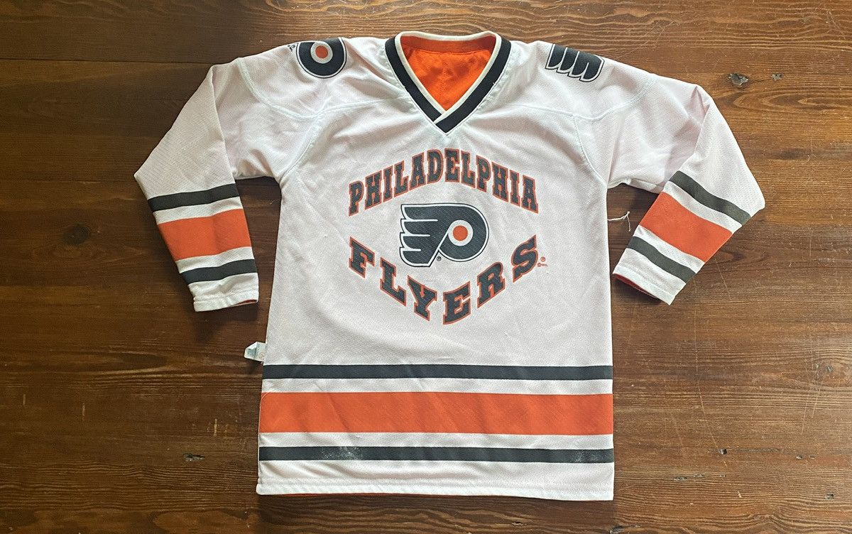 NHL Vintage 90’s Philadelphia Flyers Reversible KID’S NHL Jersey Size US XS / EU 42 / 0 - 2 Thumbnail