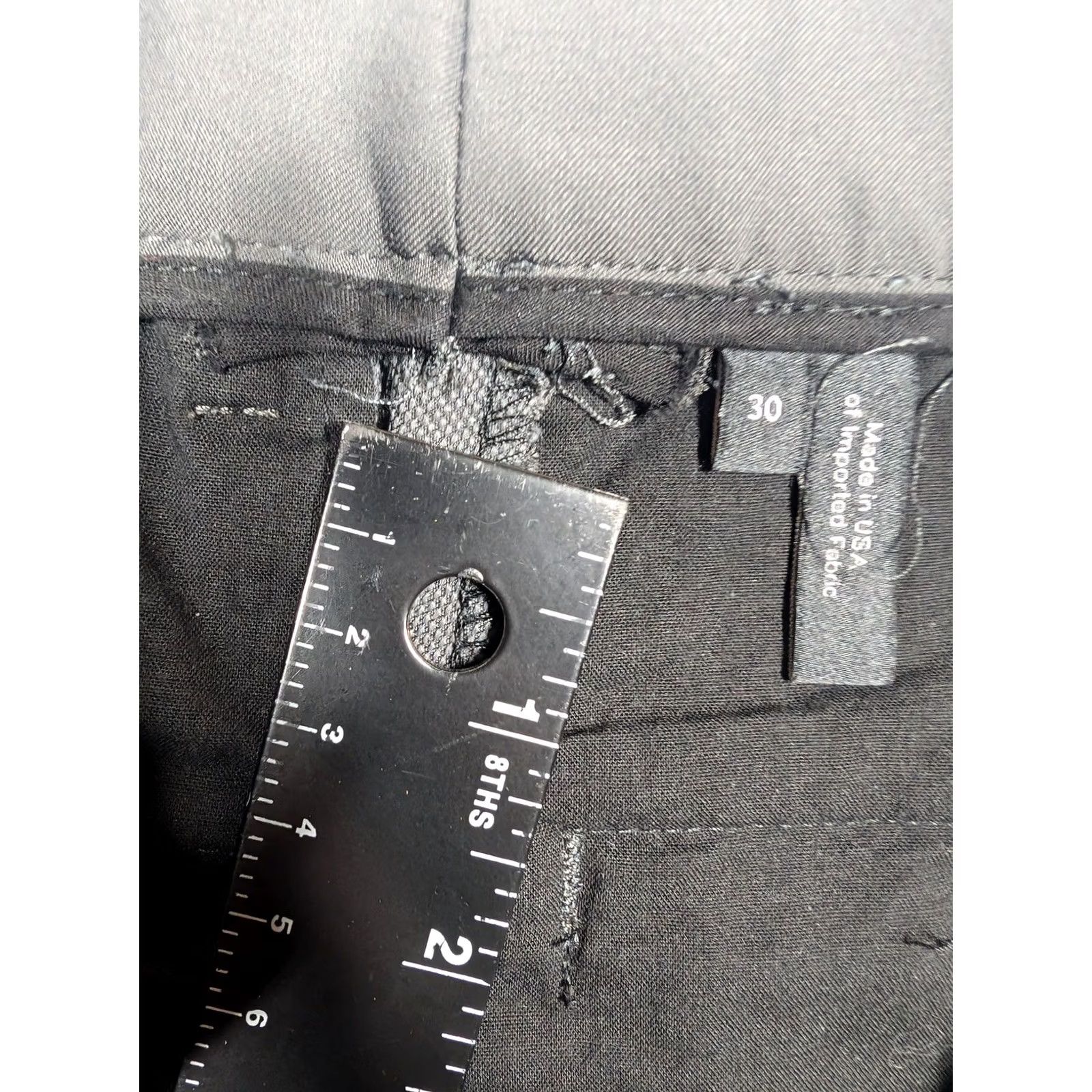 Theory Theory Mens Slim Fit Chino Pants 30x30 Gray Zaine SW Neoteric Chino Stretch Flat Front Pockets Slim Straight Casual Business Mens Size US 30 / EU 46 - 6 Thumbnail