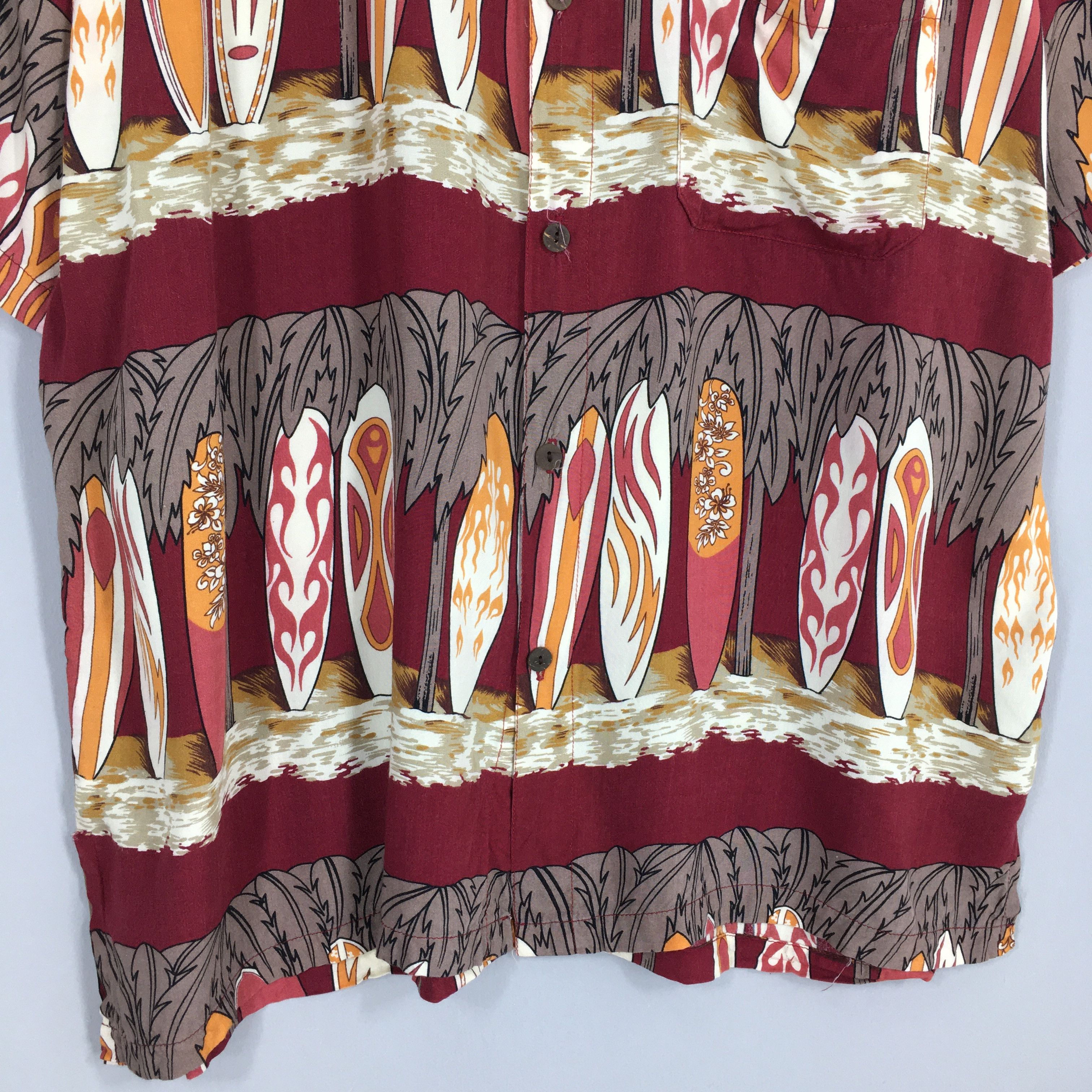 Other Vintage Hawaiian Aloha Surfboard Beach Wave Shirts XLarge Size US XL / EU 56 / 4 - 4 Thumbnail
