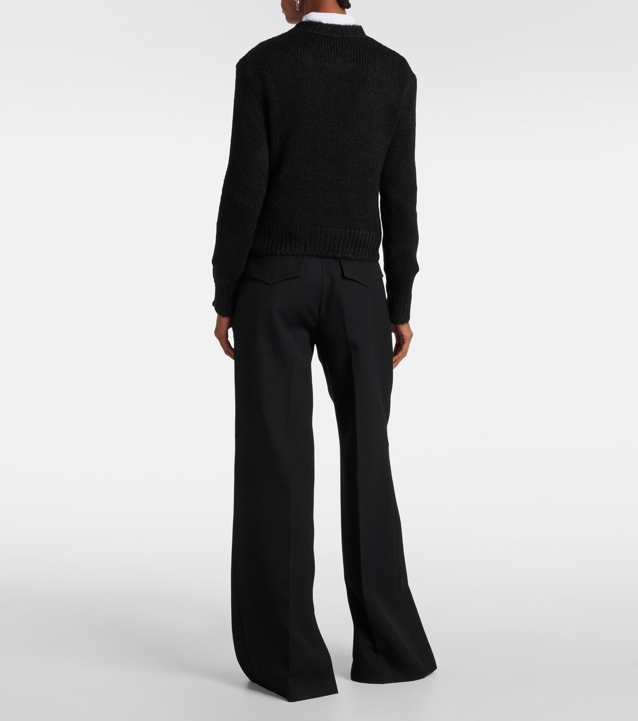 Jil Sander o1mt1gz0824 Sweater in Black Size L / US 10 / IT 46 - 2 Thumbnail