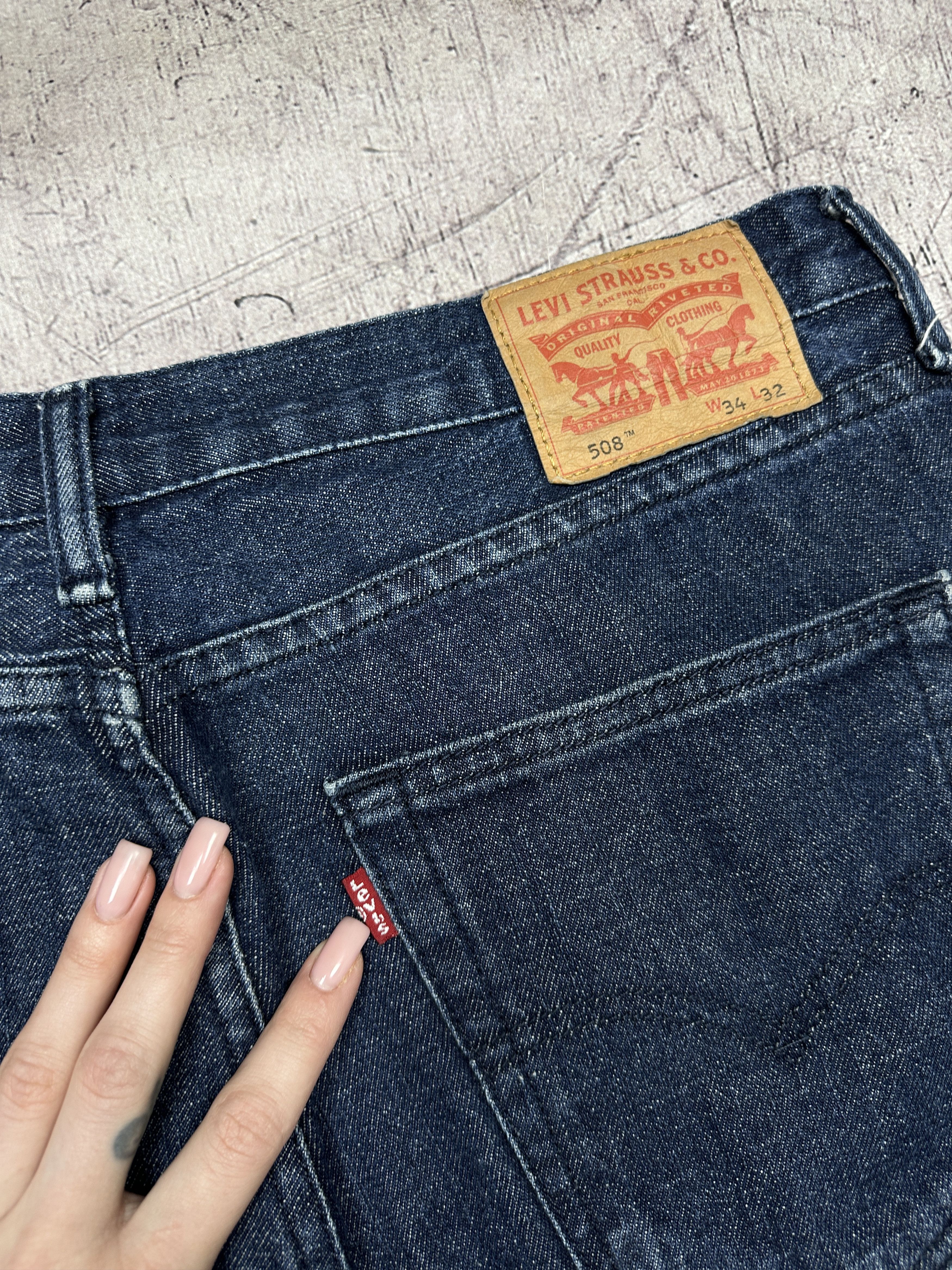 Levi's Levi's 508 Mens Denim Pants Jeans Size 34 x 32 Size US 34 / EU 50 - 3 Thumbnail