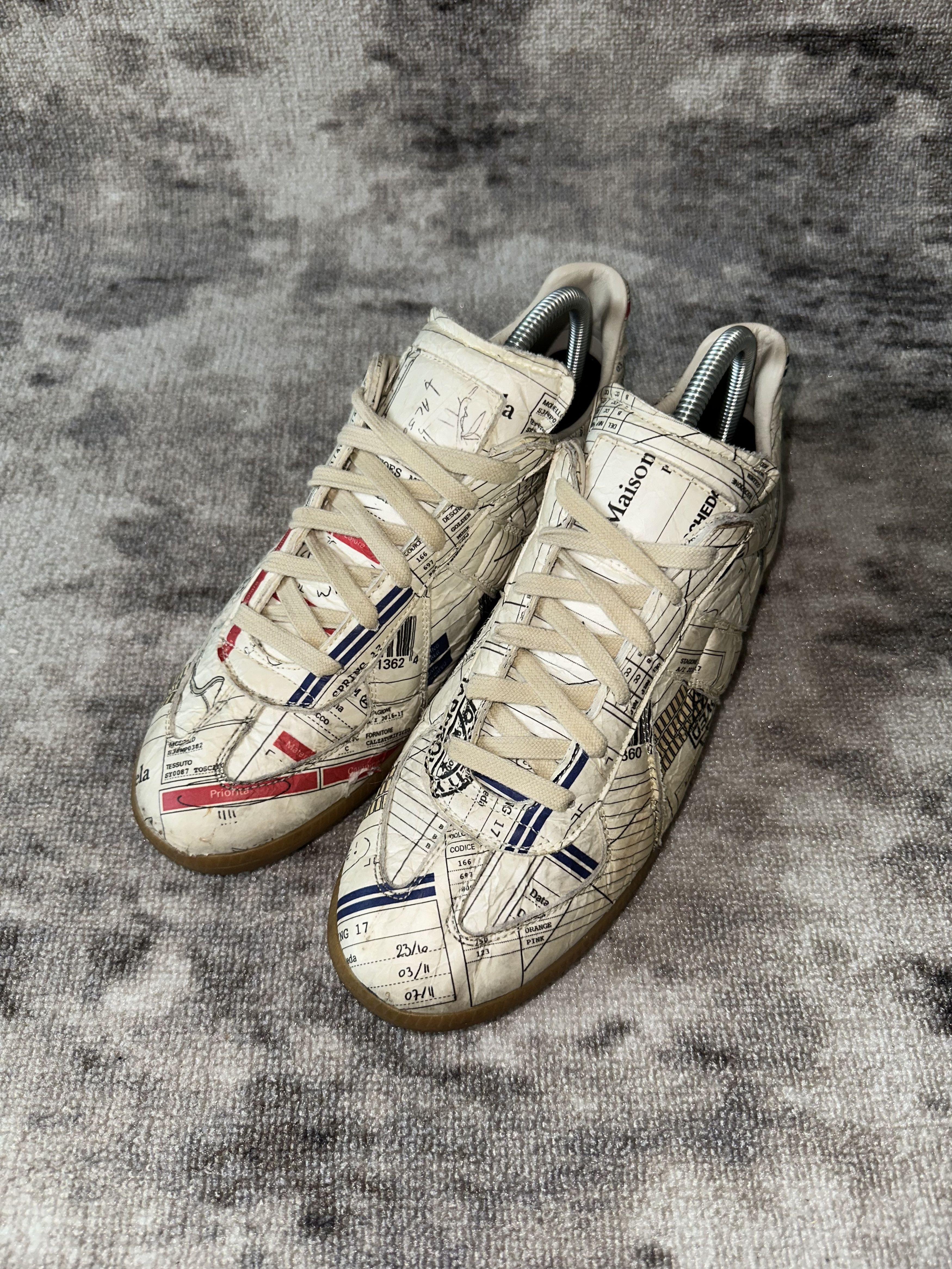 Maison Margiela Maison Margiela Replica GAT “Postal/Stamp Print” Size US 8 / EU 41 - 1 Thumbnail