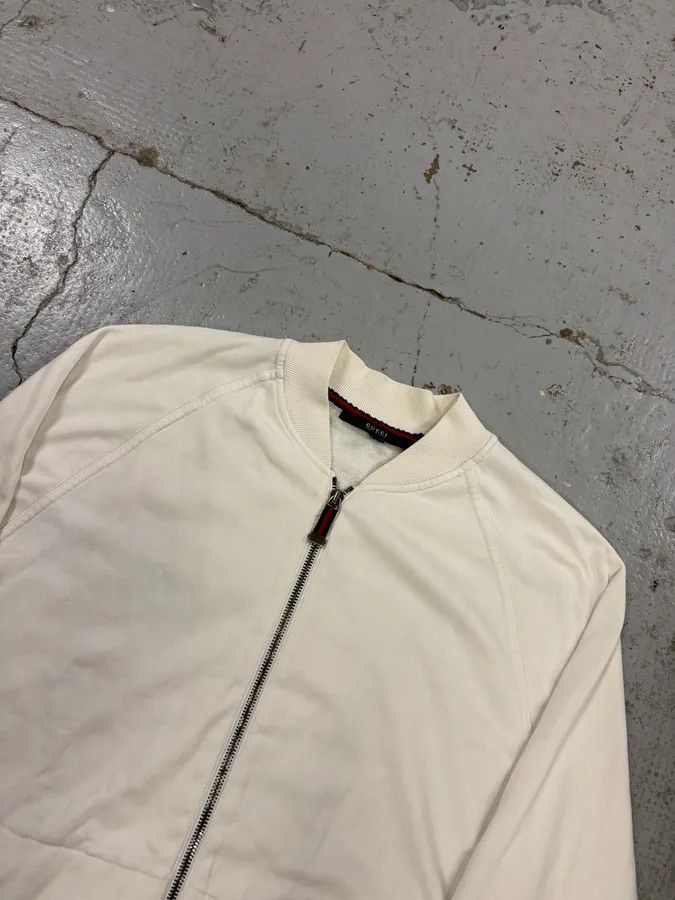 Gucci AW2006 Gucci White Propaganda Zip-up Sweater Size US M / EU 48-50 / 2 - 5 Thumbnail