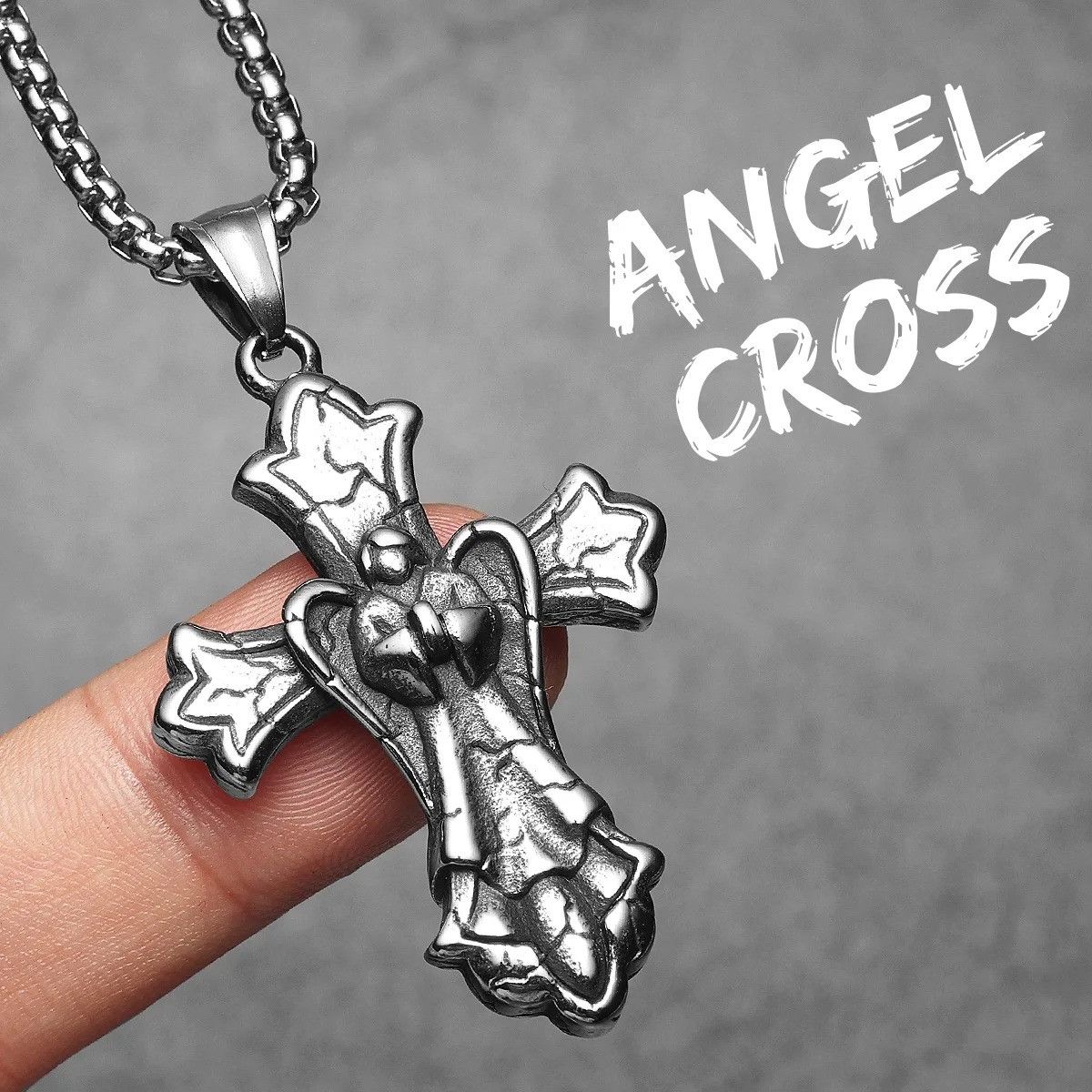 Other Angel Cross Pendant Accessories Necklace Gifts Size ONE SIZE - 7 Thumbnail