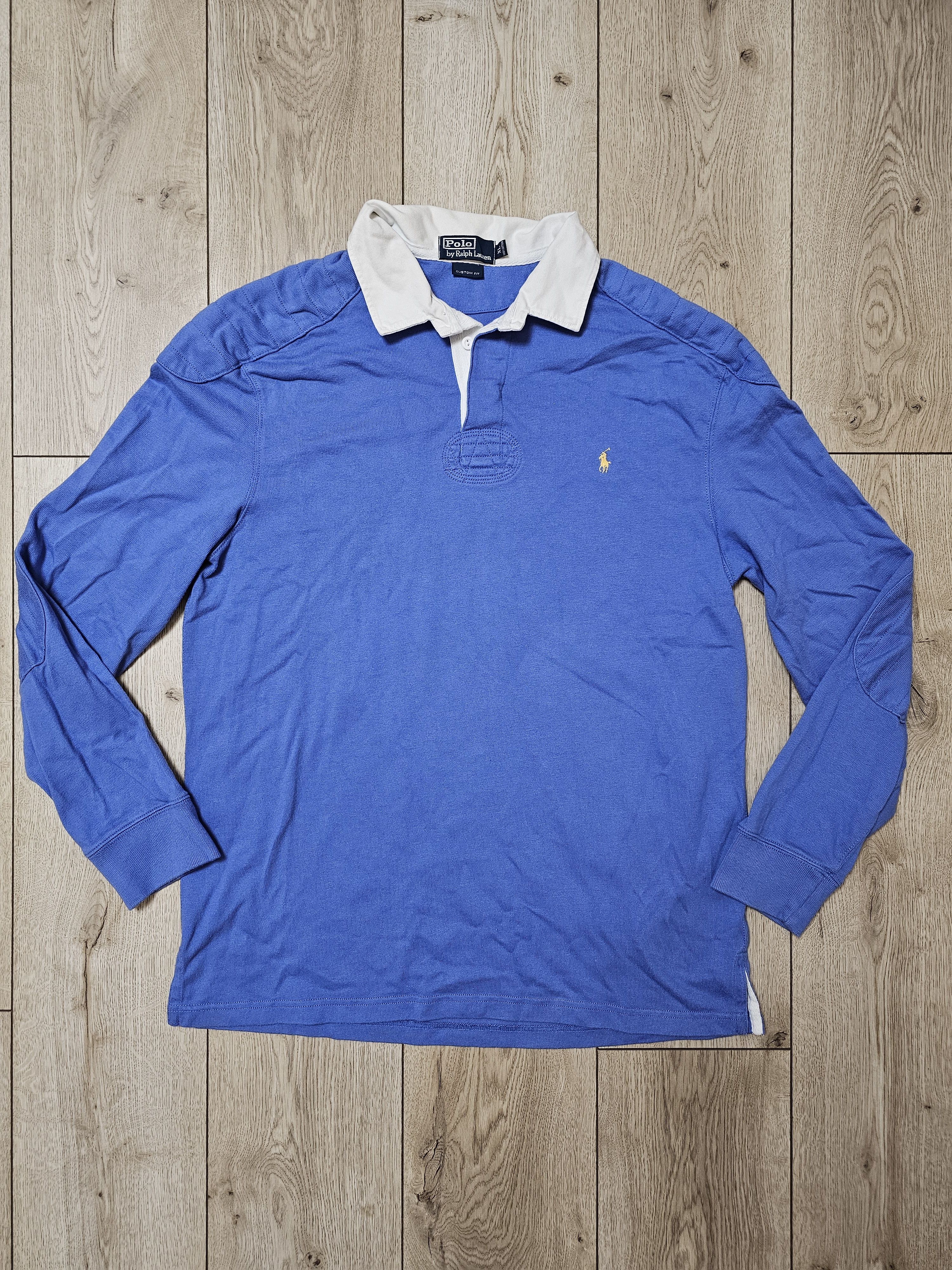 Polo Ralph Lauren POLO RALPH LAUREN VINTAGE RUGBY SHIRT 90s LONG SLEEVE Size US XL / EU 56 / 4 - 1 Thumbnail