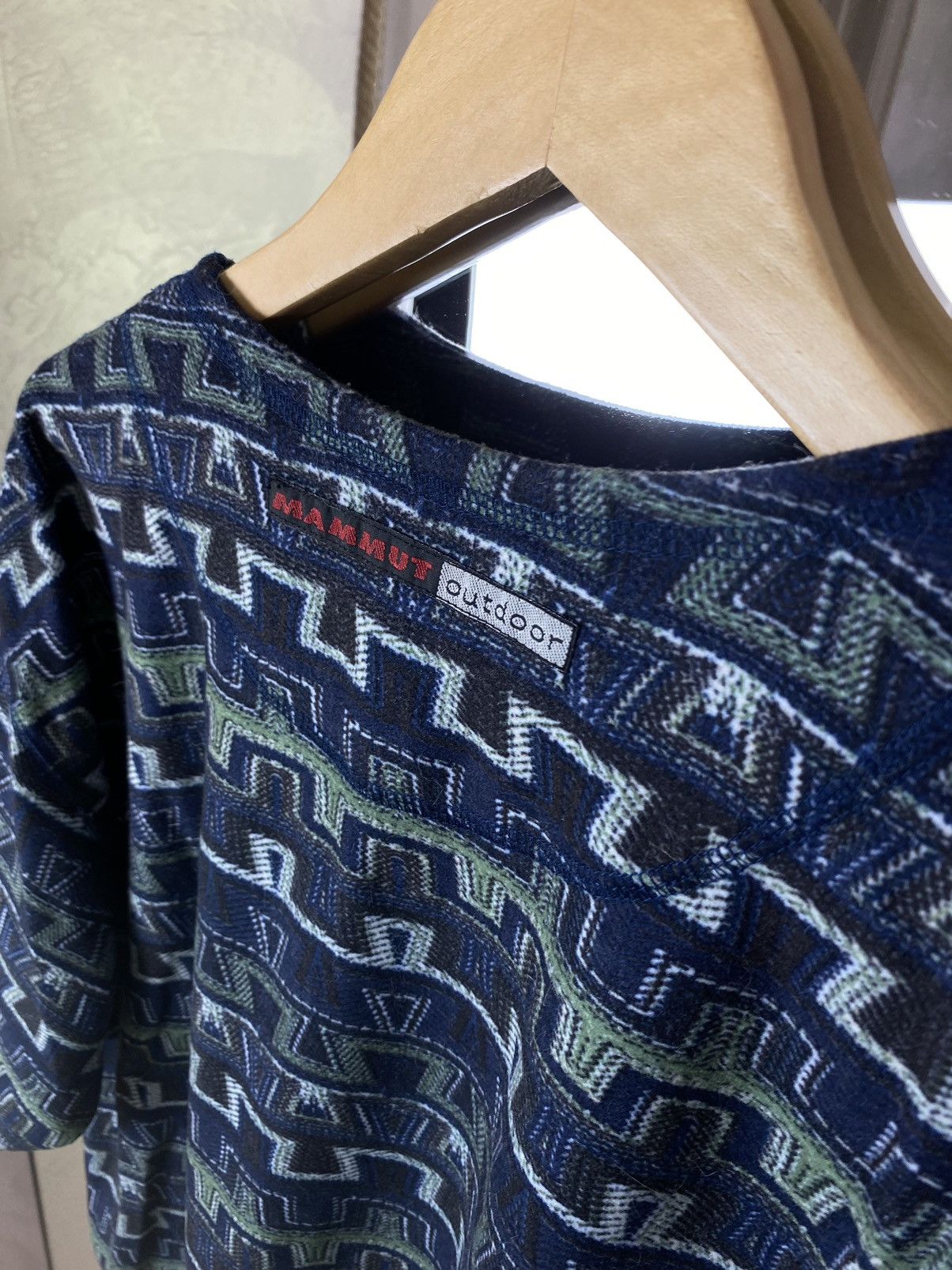 Mammut Mammut Vintage TECNOPILE Geometric Fleece | Retro Outdoor Size US L / EU 52-54 / 3 - 7 Thumbnail
