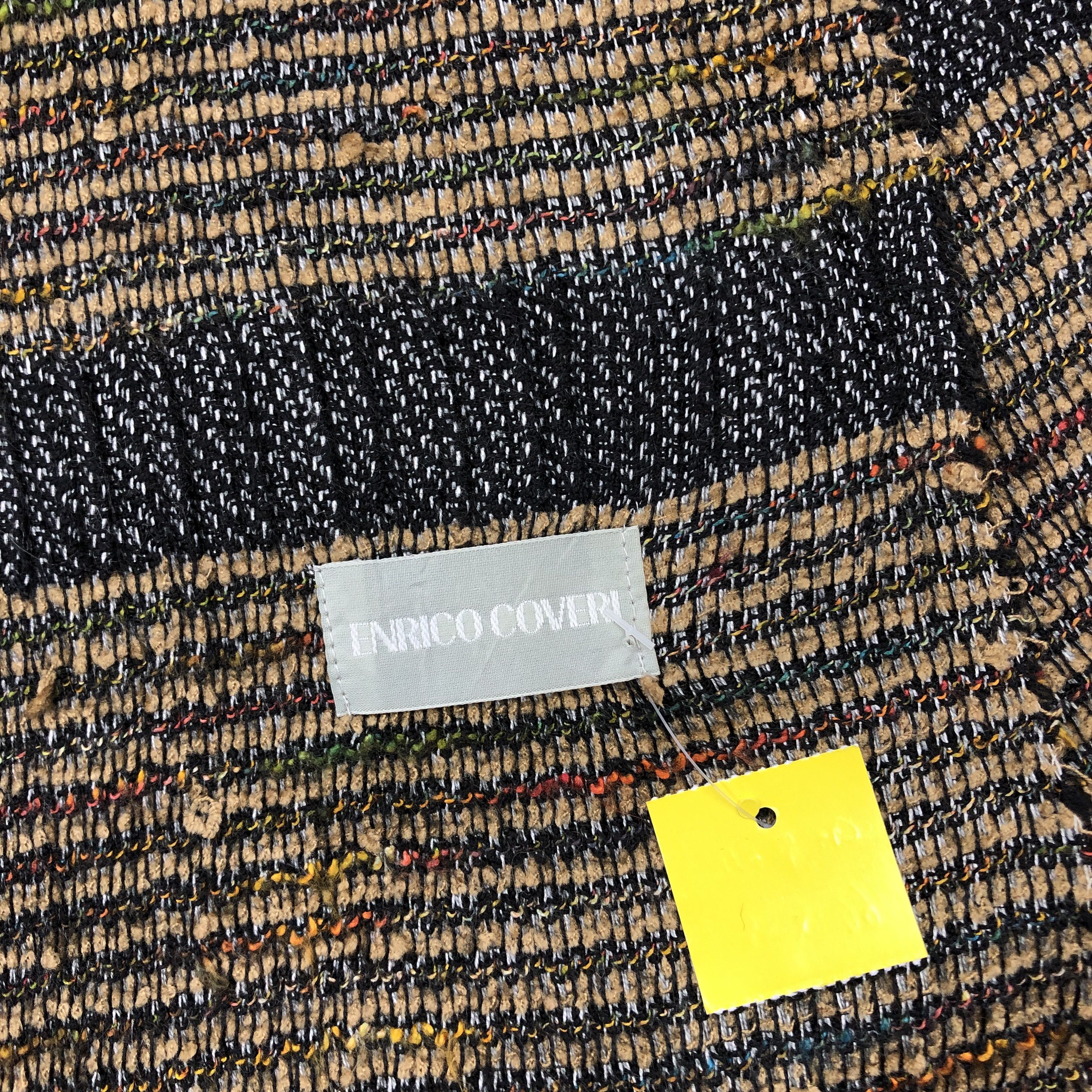 Enrico Coveri Vintage Enrico Coveri Scarf Muffler Wool Cashmere Scarves Size ONE SIZE - 4 Thumbnail