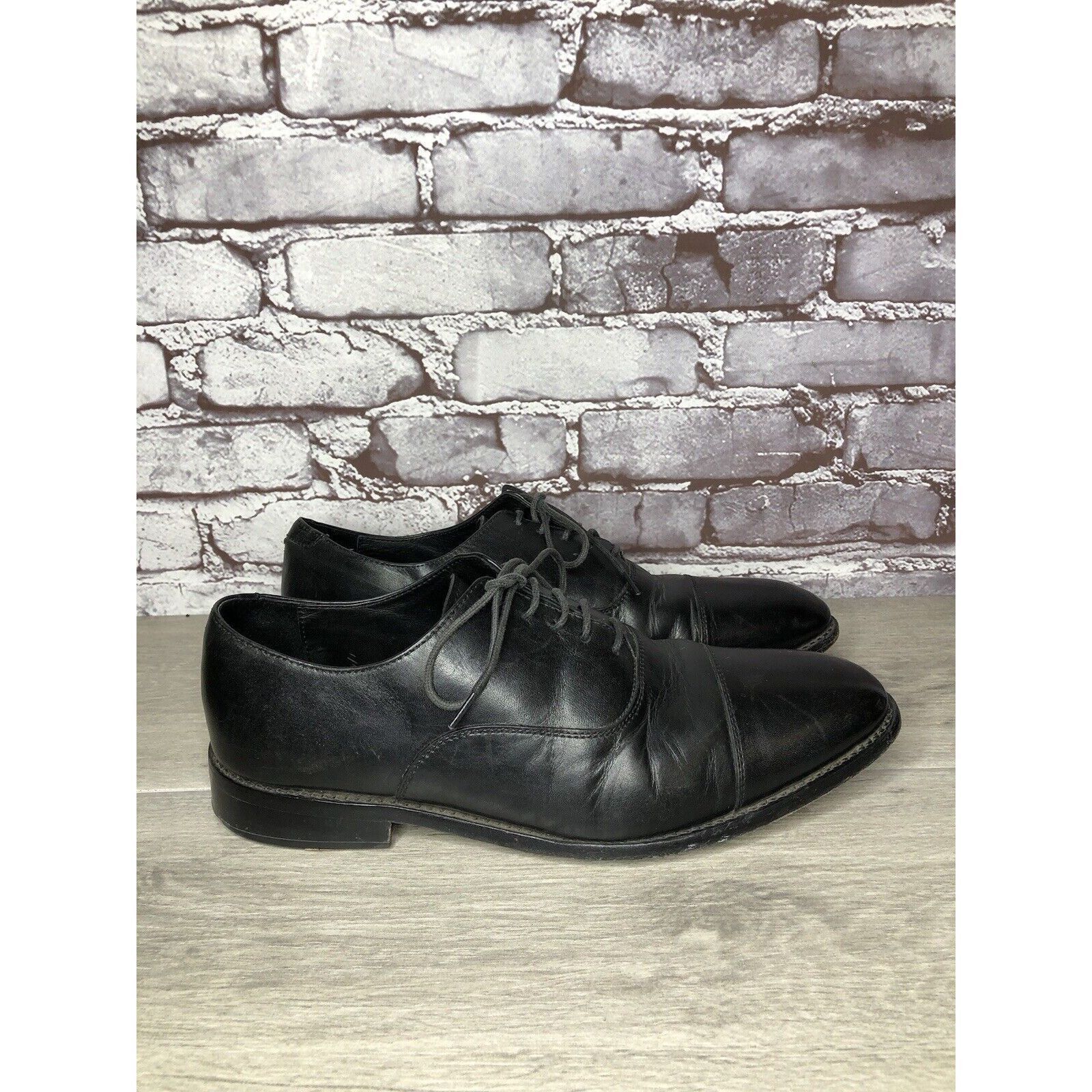 Other ANTHONY VEER Essentials Black Leather Goodyear Oxfords Cap T Size US 10 / EU 43 - 20 Thumbnail