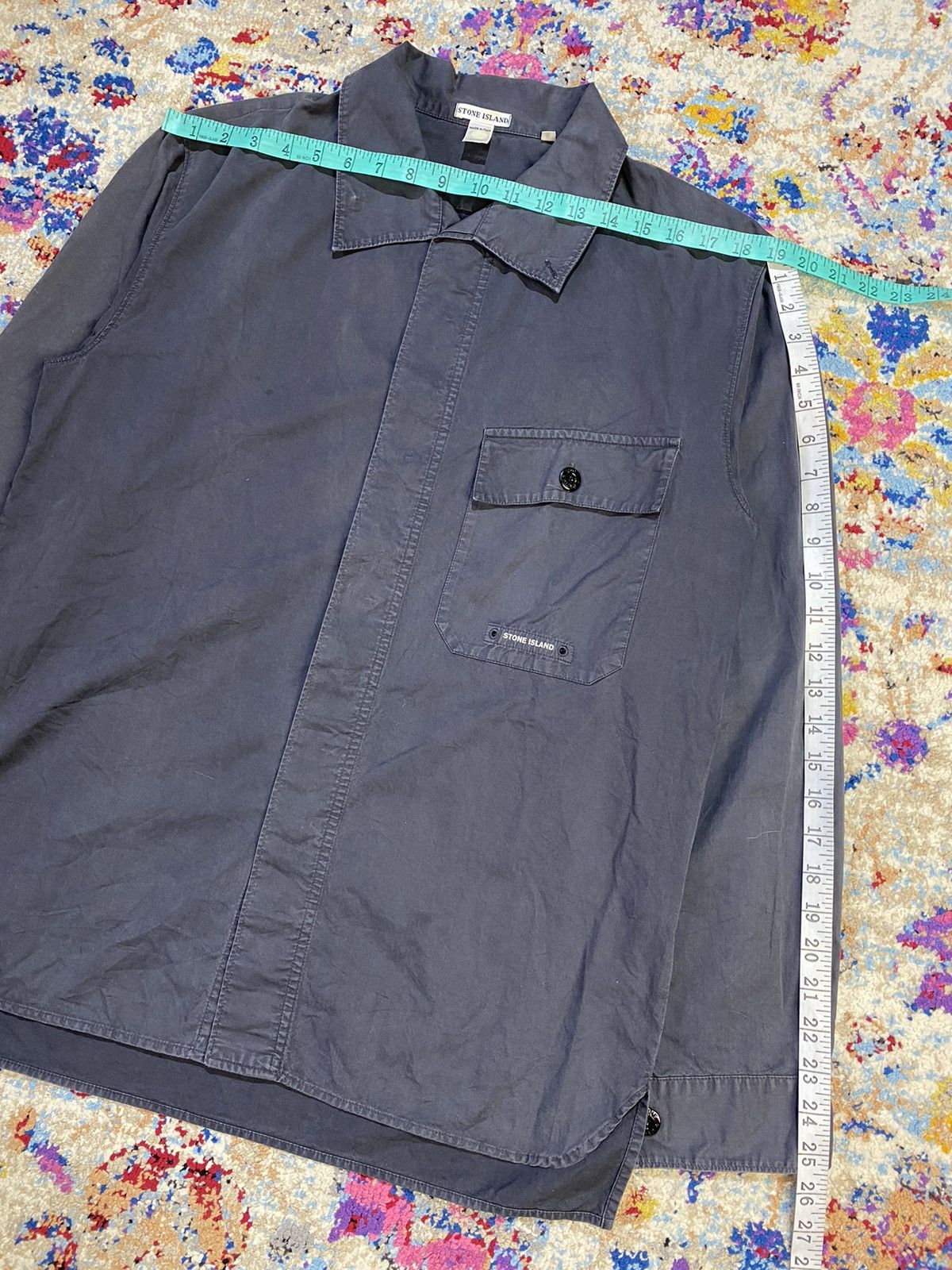 Stone Island 2000s AW Stone Island Shirt Jacket ART 33151010 LS Grey Size US M / EU 48-50 / 2 - 10 Thumbnail