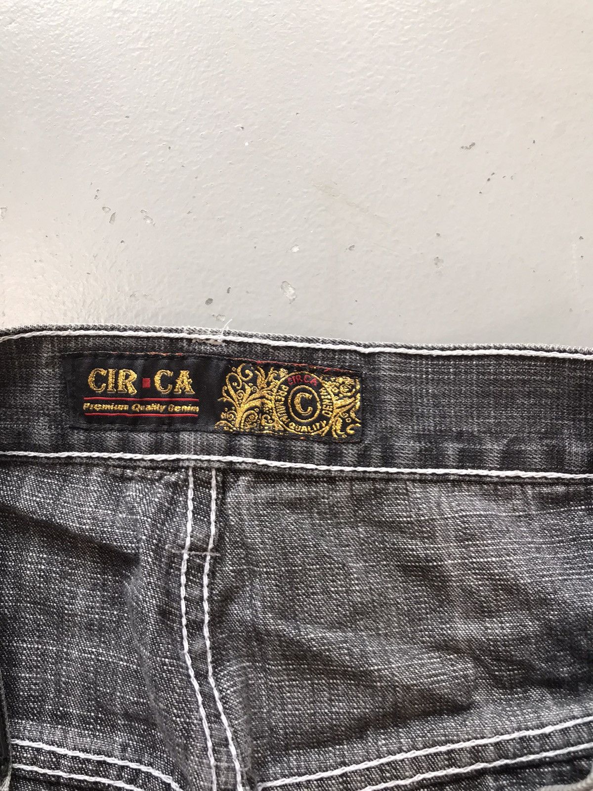 C1RCA × Southpole × Vintage Vintage cir ca white thread embroidered loose fit denim Size US 40 / EU 56 - 10 Thumbnail