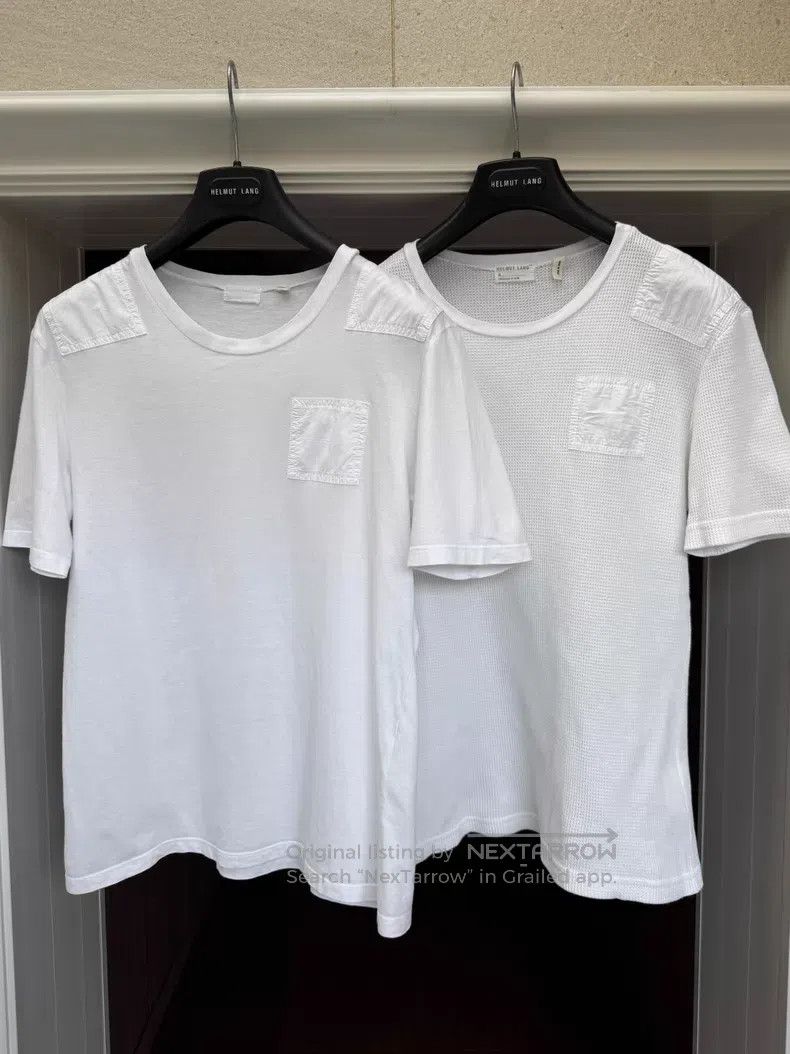 Helmut Lang Helmut Lang Shoulder Patch Piqué Short Sleeve Size US S / EU 44-46 / 1 - 7 Thumbnail