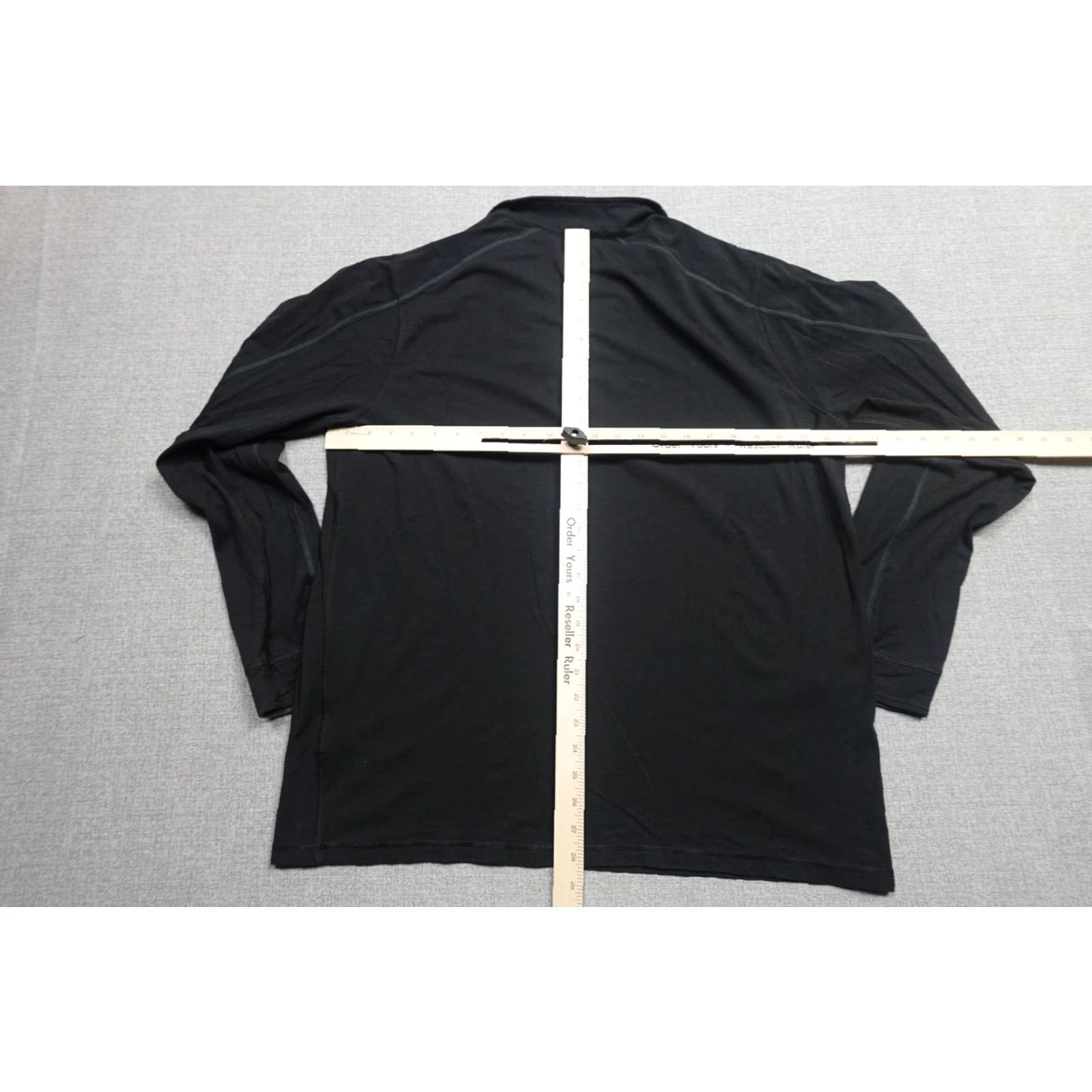Vintage Tasc Quarter Zip Pullover Mens XL Black Bamboo Performance Lightweight Stretch Size US XL / EU 56 / 4 - 5 Thumbnail
