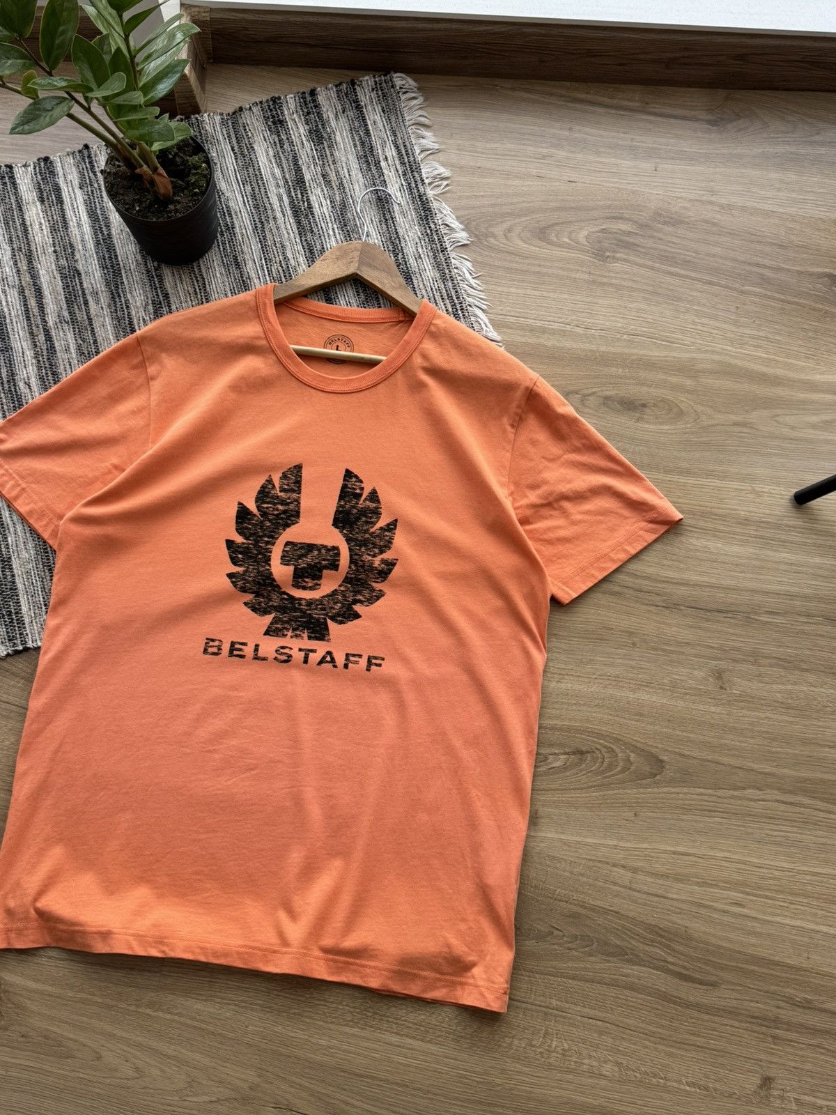 Belstaff BELSTAFF HEX PHOENIX COTTON T-SHIRT SIZE L MEN ORANGE Size US L / EU 52-54 / 3 - 3 Thumbnail