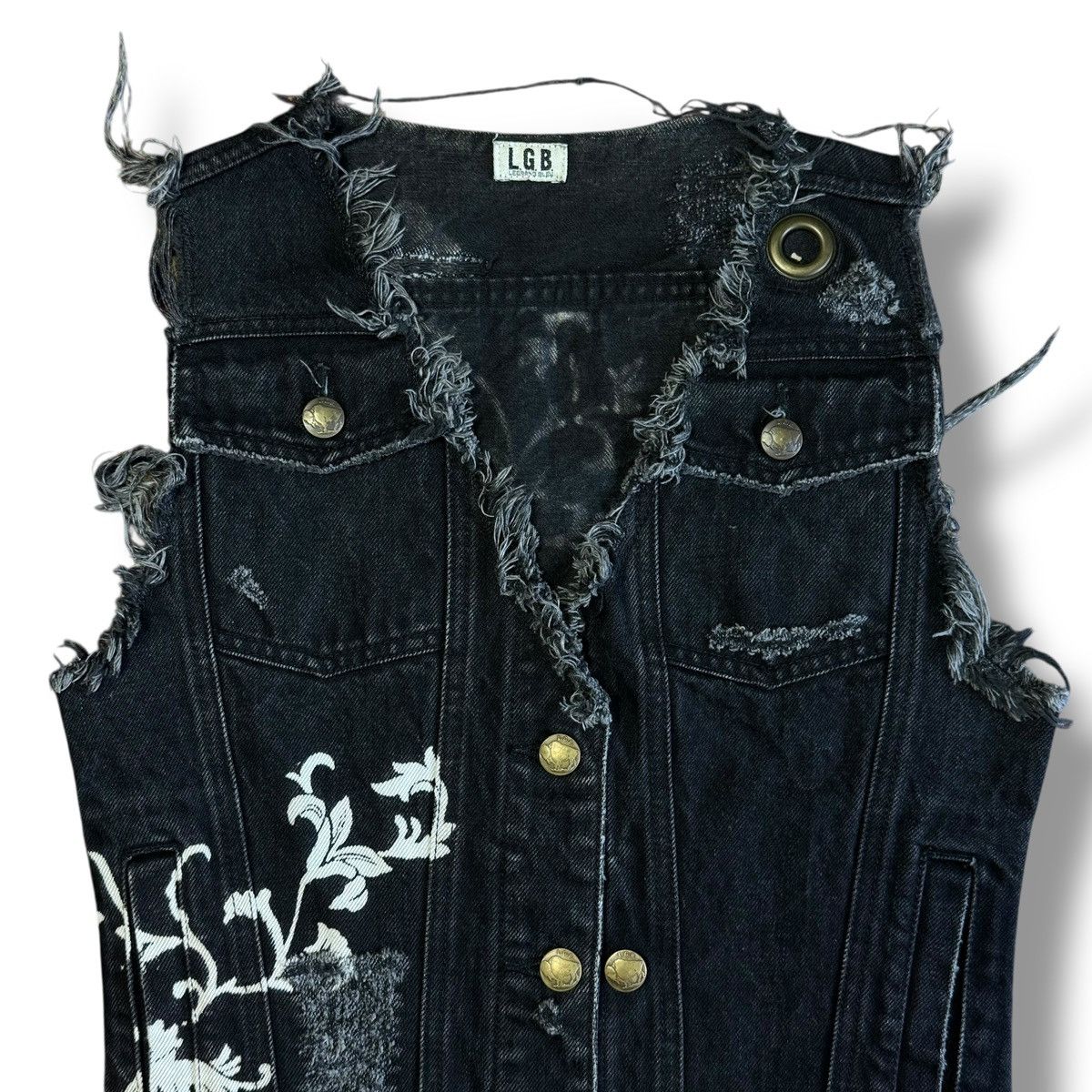 Le Grande Bleu (L.G.B.) LGB Sleeveless Denim Corset Jacket L.G.B. If six was nine Size US XS / EU 42 / 0 - 7 Thumbnail