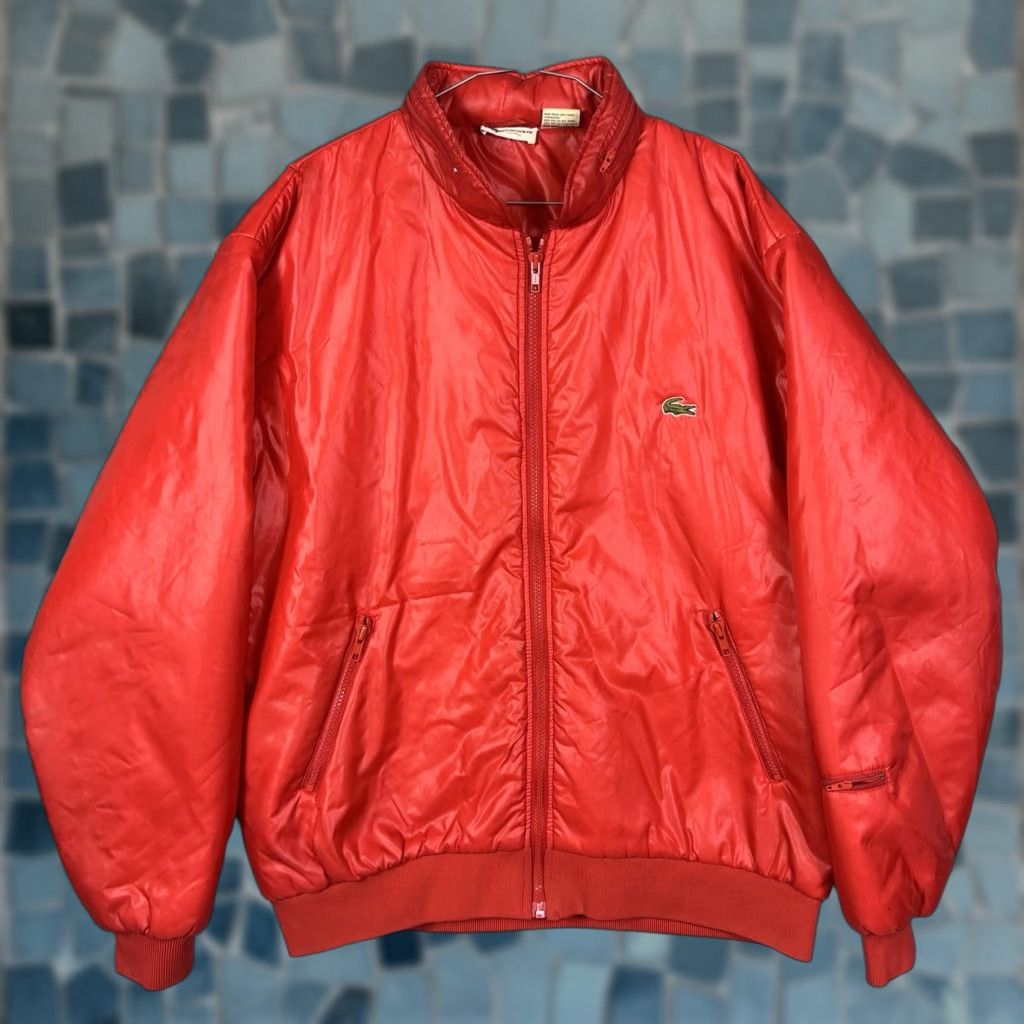 Lacoste VINTAGE Lacoste Jacket Mens XL Full Zip Club Windbreaker Hoodie Nylon 8998 Size US XL / EU 56 / 4 - 1 Thumbnail