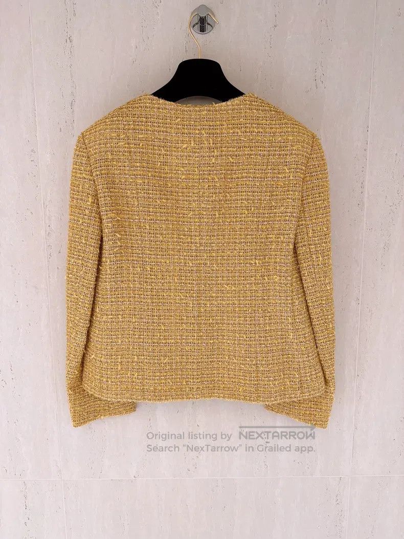 Chanel Chanel 24C early spring vacation golden glitter tweed jack Size XS / US 0-2 / IT 36-38 - 2 Thumbnail