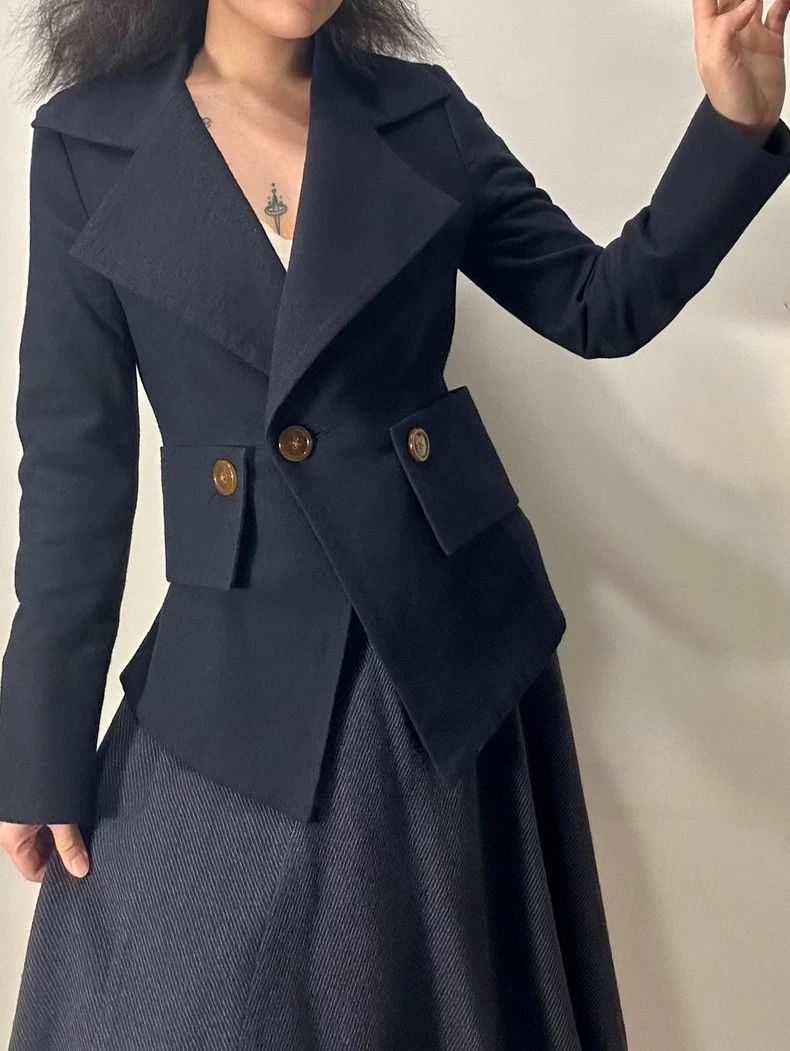 Vivienne Westwood Vivienne Westwood A Tibetan blue double coat Size M / US 6-8 / IT 42-44 - 3 Thumbnail
