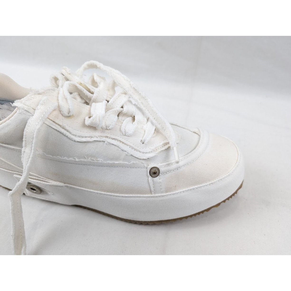 Loewe o1rshd1 Low-Top Cloth Sneakers in Blanco Size US 10 / EU 43 - 3 Thumbnail