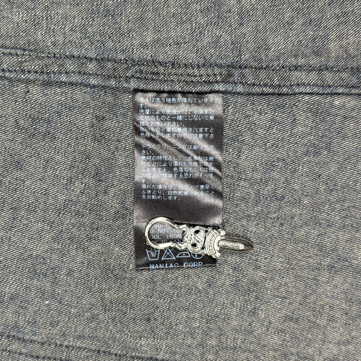 Le Grande Bleu (L.G.B.) Denim Snap Button Up Shirt Size US XS / EU 42 / 0 - 4 Thumbnail