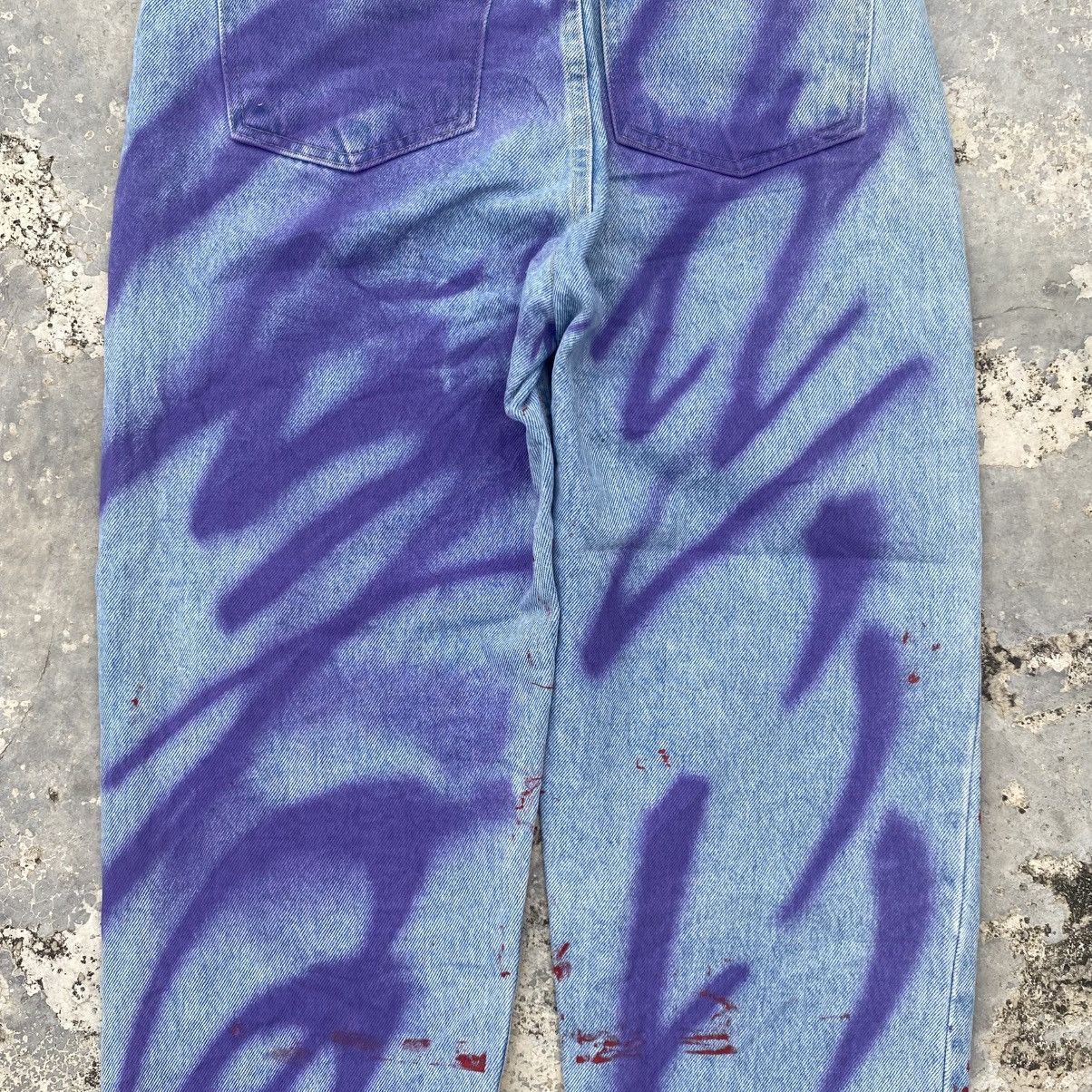 If Six Was Nine De Ondo Seoul city paint splatter denim jeans CDG Size US 28 / EU 44 - 9 Thumbnail