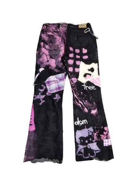 Japanese Brand Moreriot Customized Street One Flared Jeans Size US 32 / EU 48 - 2 Thumbnail