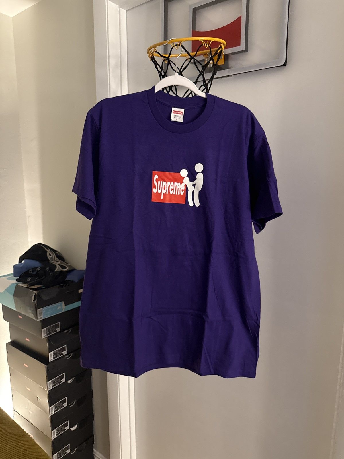 トップス supreme stick tee L purple Supreme Stick Tee Purple Men's - FW25 - US