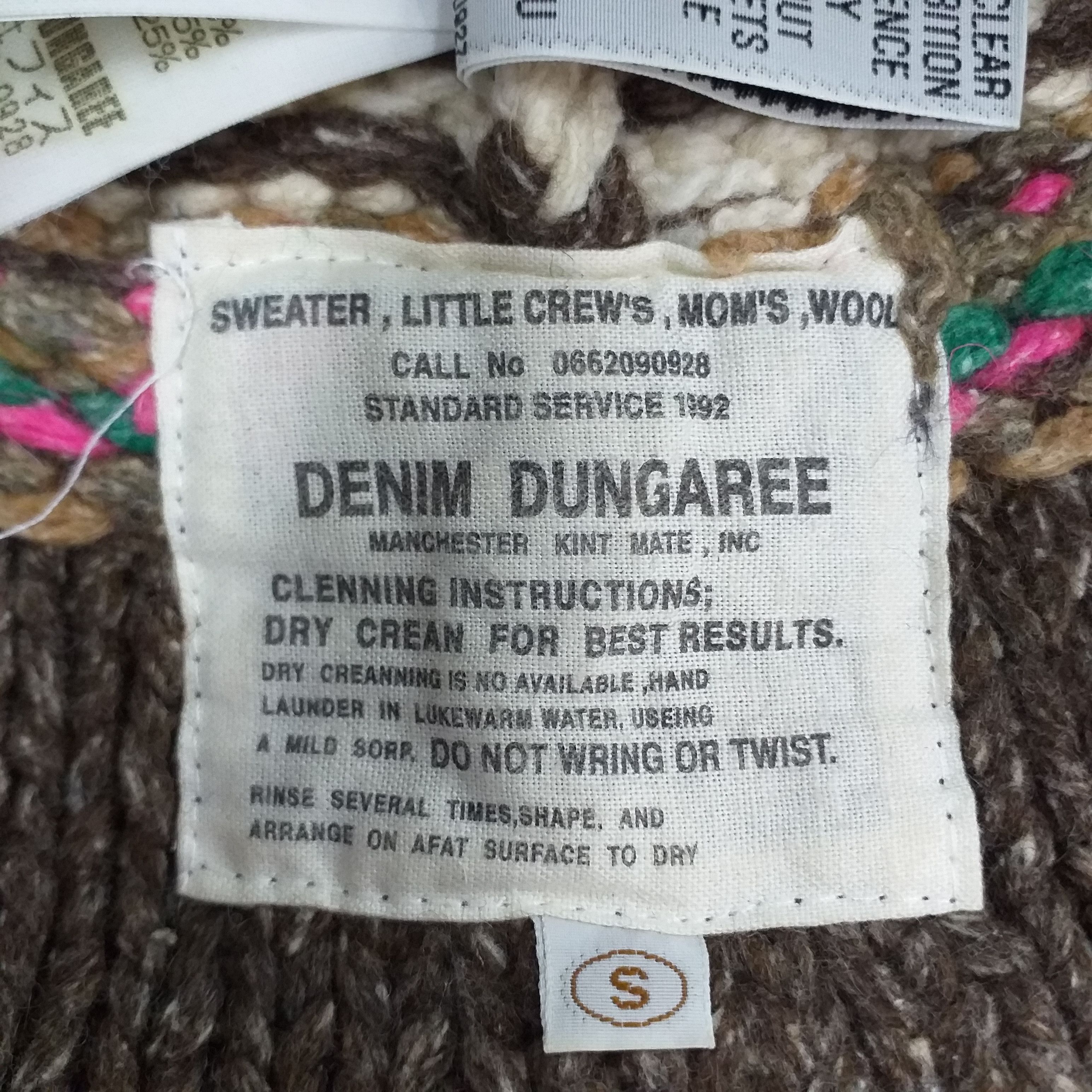 Japanese Brand Denim Dungaree Snow Cap Hat Beanie -BN132 Size ONE SIZE - 4 Thumbnail