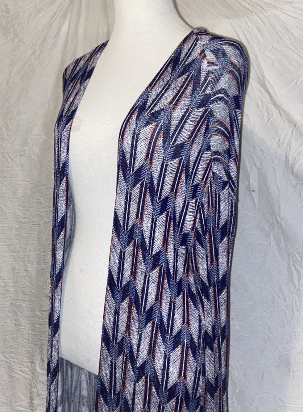 Divided × H&M Divided For H&M, Chevron/Tribal Pattern, Mid-Length Cardigan Size M / US 6-8 / IT 42-44 - 8 Thumbnail