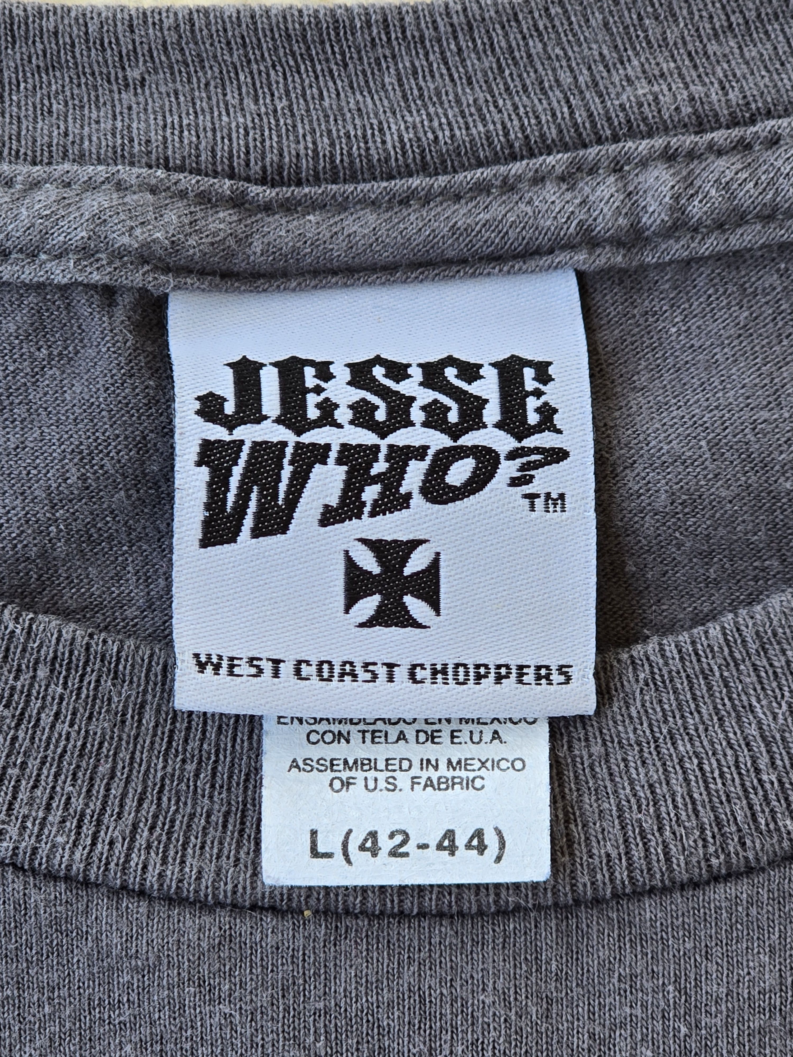 West Coast Choppers Vintage Y2K West Coast Choppers Long Beach Flame Tee Shirt Size US L / EU 52-54 / 3 - 4 Thumbnail