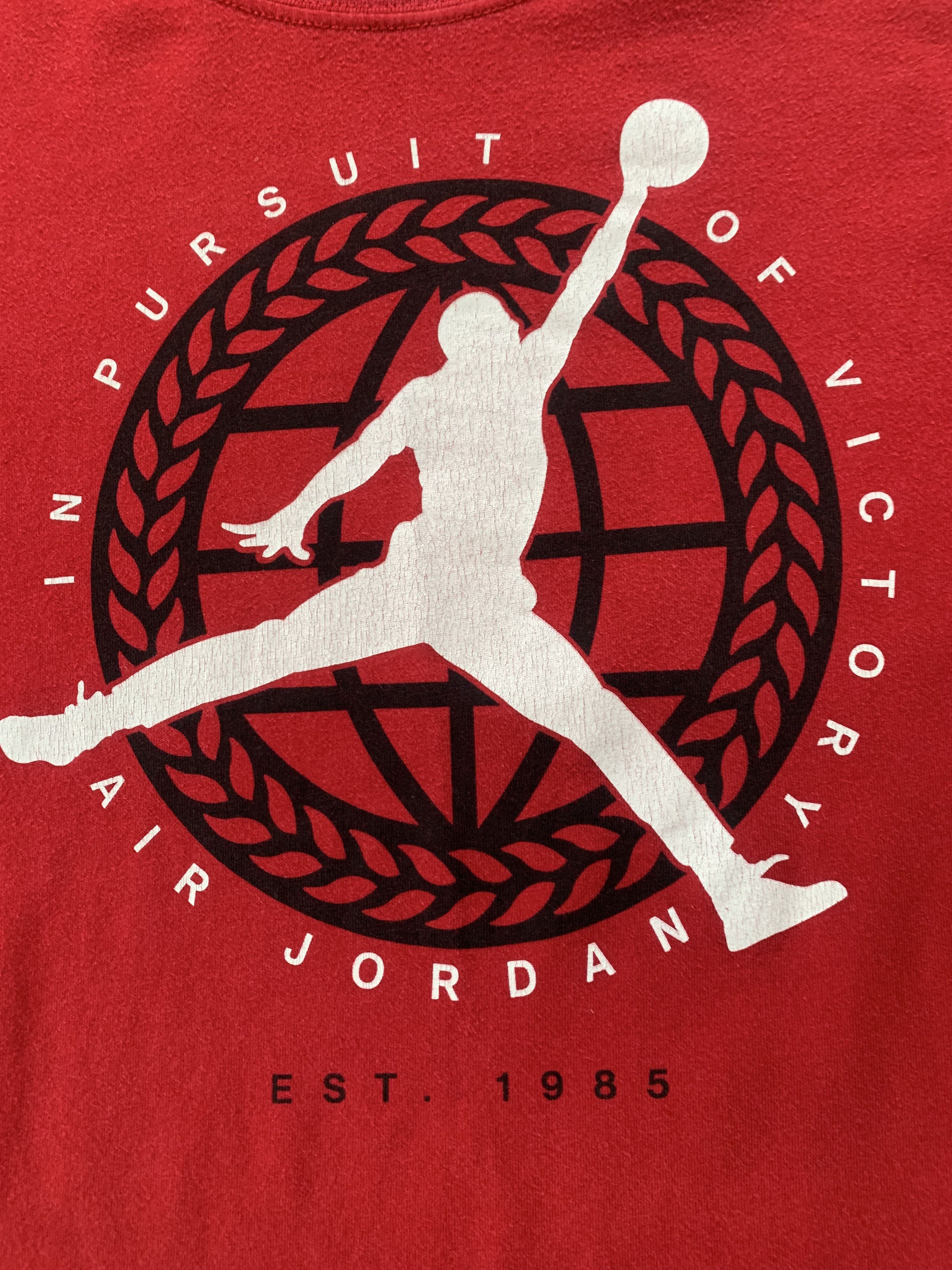 Jordan Brand Youth Air Jordan Jumpman “In Pursuit of Victory” Red T-Shirt Size US XXS / EU 40 - 5 Thumbnail