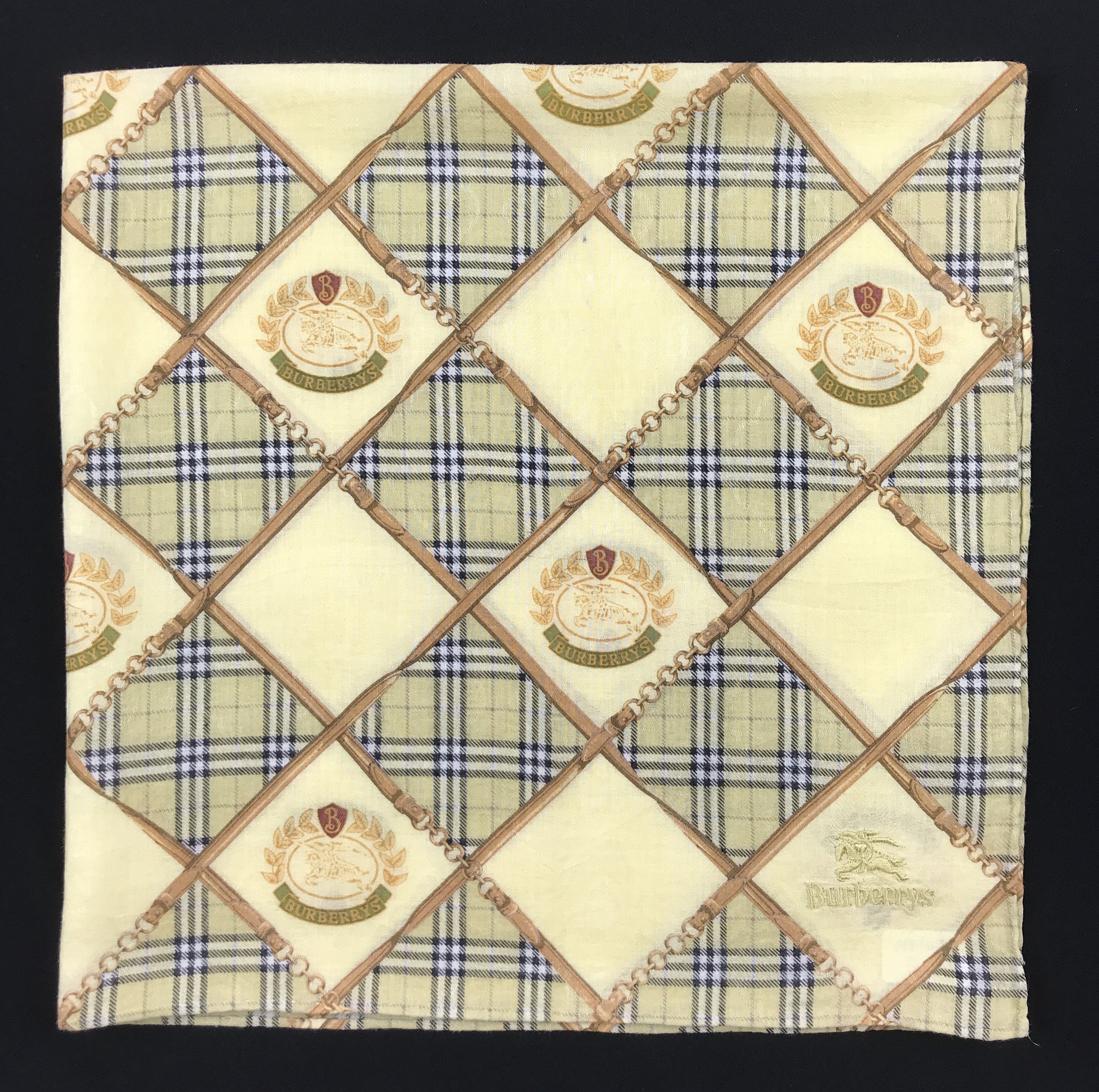 Burberry × Vintage Vintage Burberry Bandana Neckerchief Handkerchief Size ONE SIZE - 2 Thumbnail