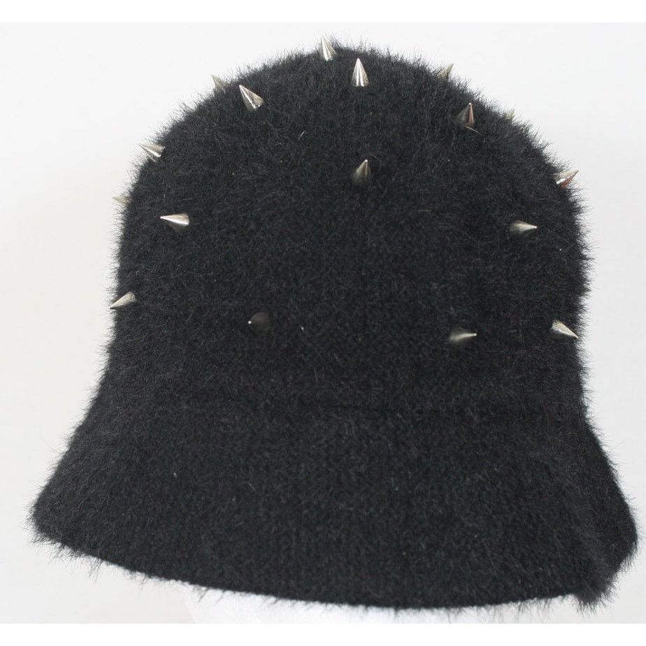 Handmade × Vintage Custom Made 1/1 Faux Fur Spiked Goth Punk Bucket Hat Small Size ONE SIZE - 1 Thumbnail