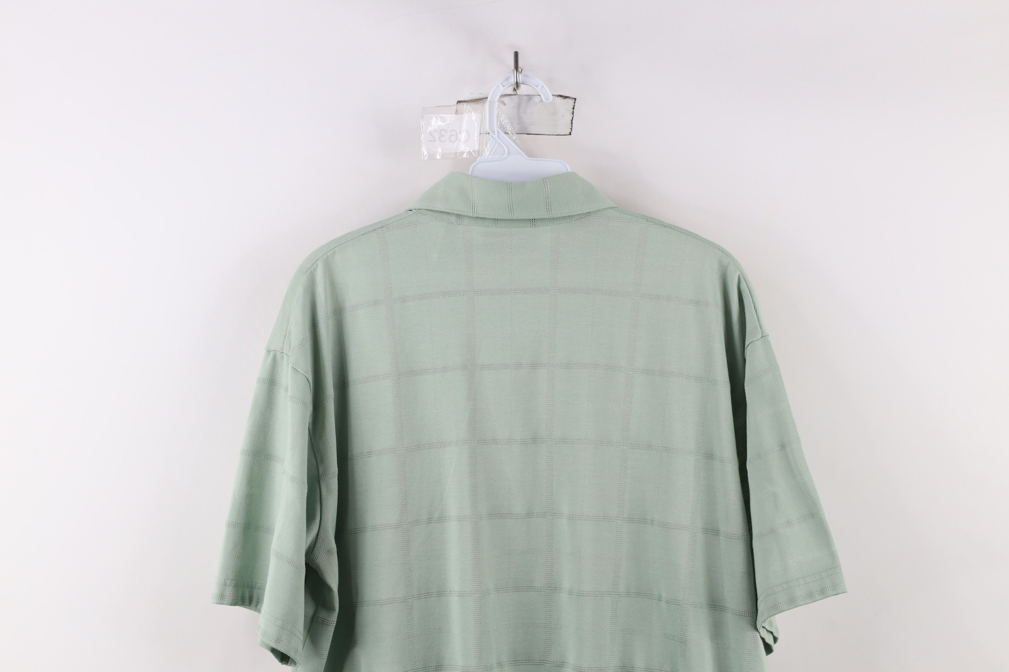 Vintage Vintage 90s Streetwear Striped Pullover Polo Shirt Green Size US M / EU 48-50 / 2 - 8 Thumbnail