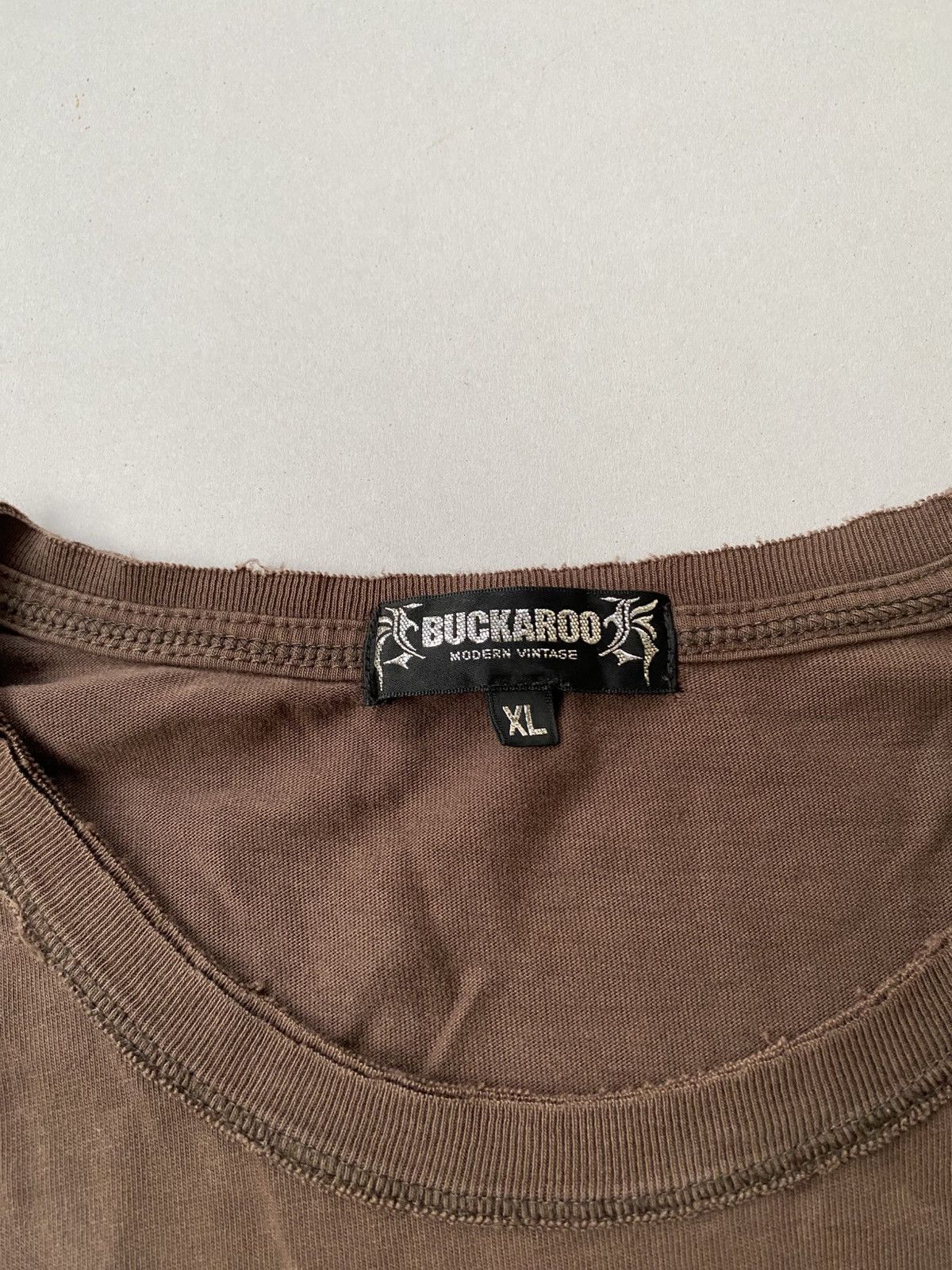 BUCKAROO VINTAGE BUCKAROO Longsleeve Tshirt Size US XL / EU 56 / 4 - 3 Thumbnail