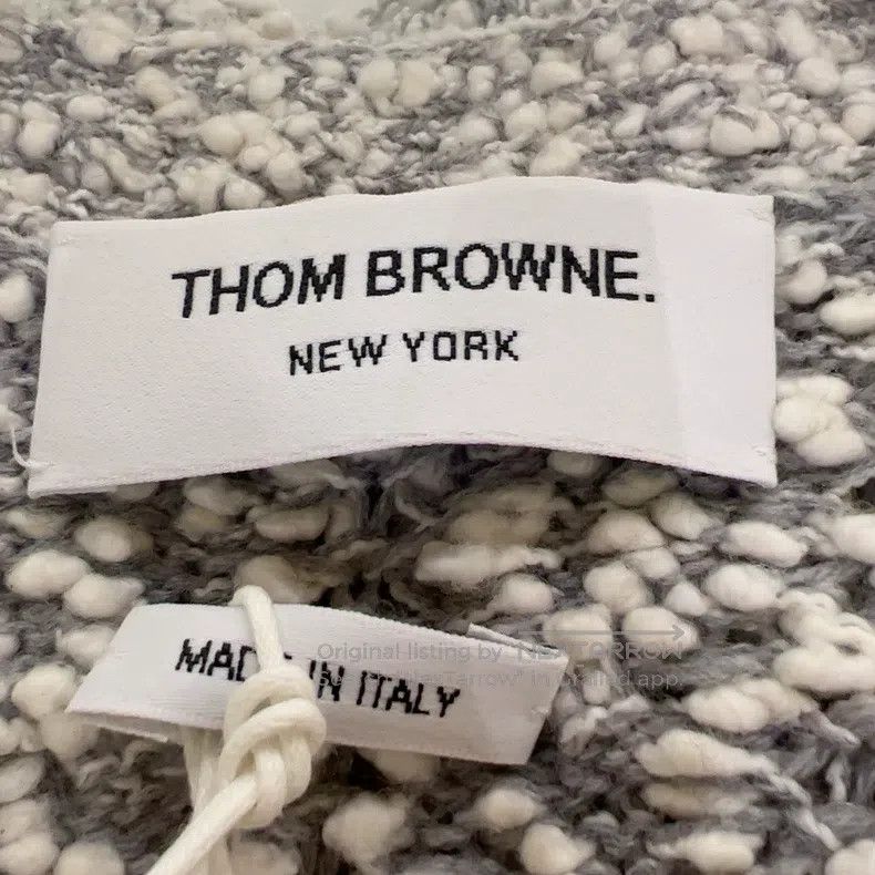 Thom Browne Thom Browne Gray knit cardigan Size US M / EU 48-50 / 2 - 4 Thumbnail