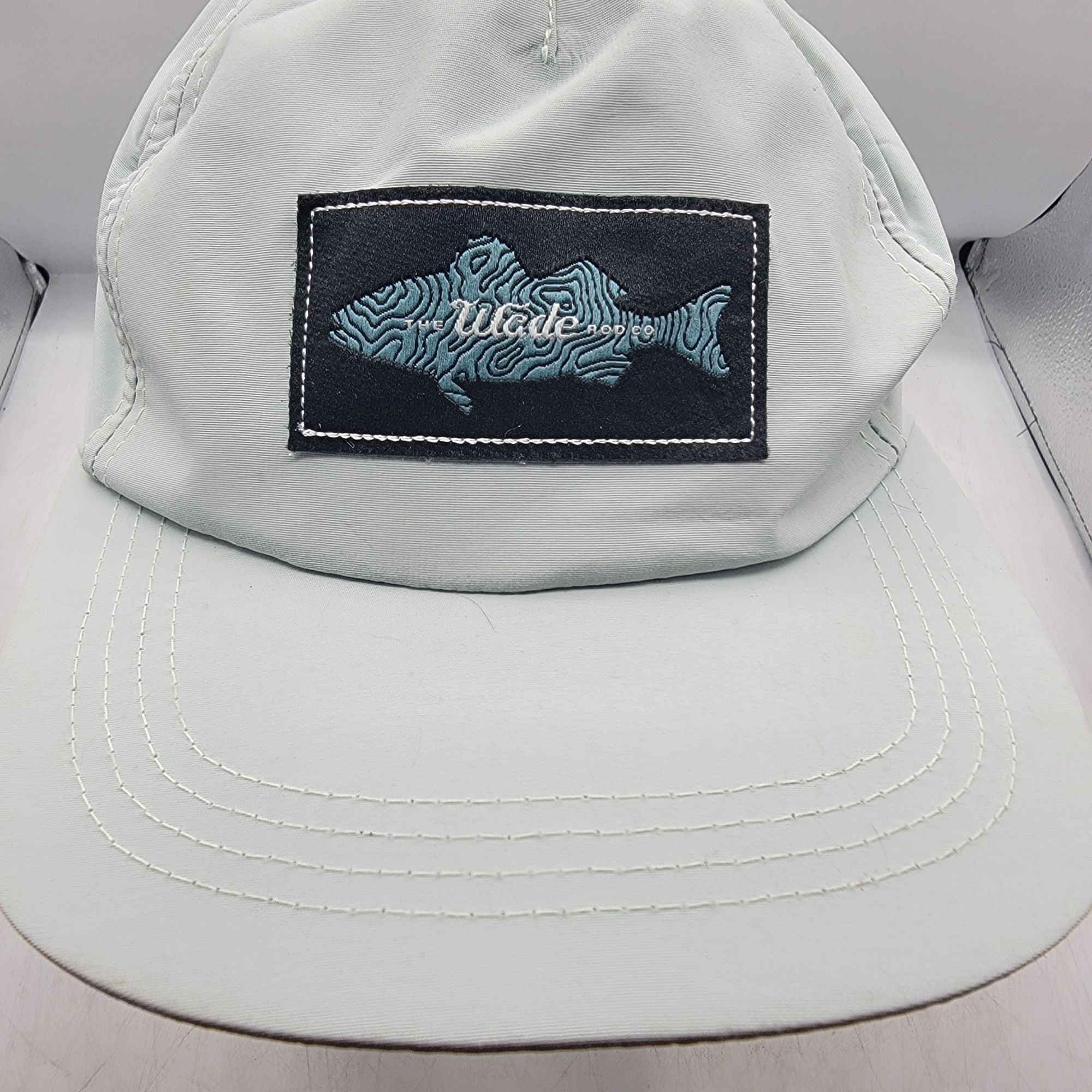 Other Postfly The Wade Mens Light Gray Adjustable Hat Cap Fish Pat Size ONE SIZE - 10 Thumbnail