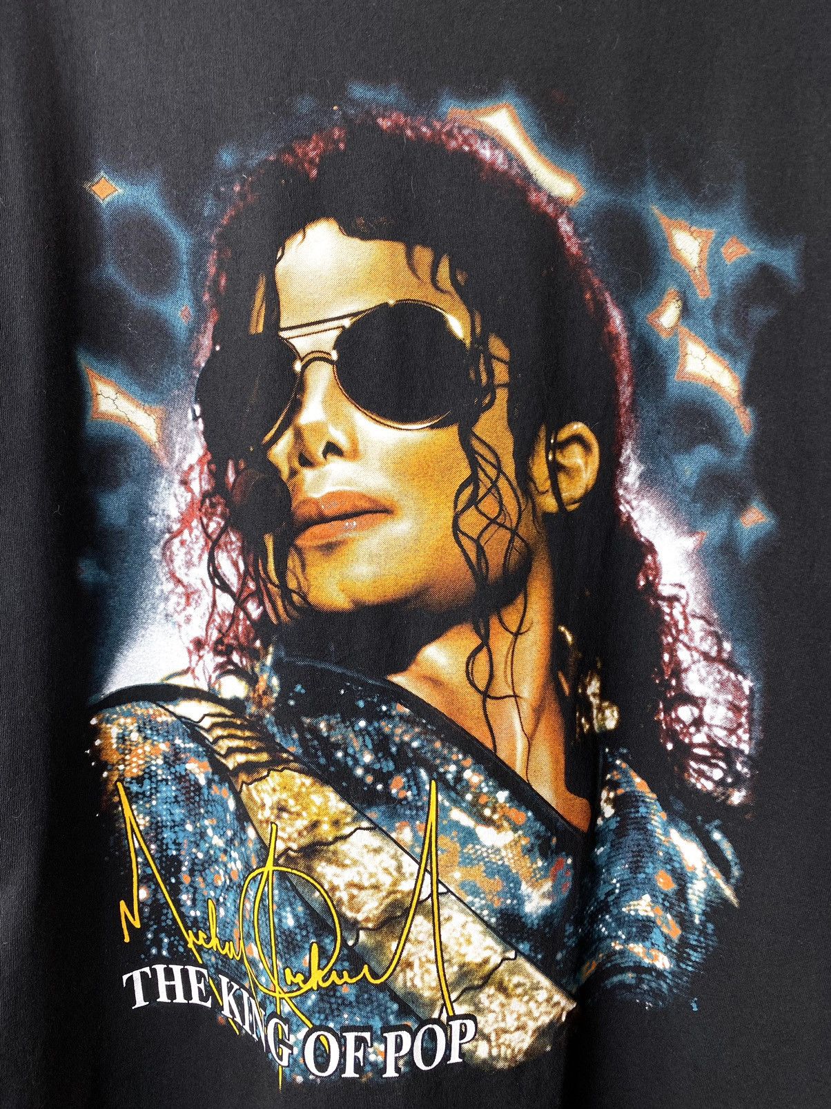 Band Tees Vintage 2000’s Michael Jackson Big Print T Shirt Size US L / EU 52-54 / 3 - 3 Thumbnail