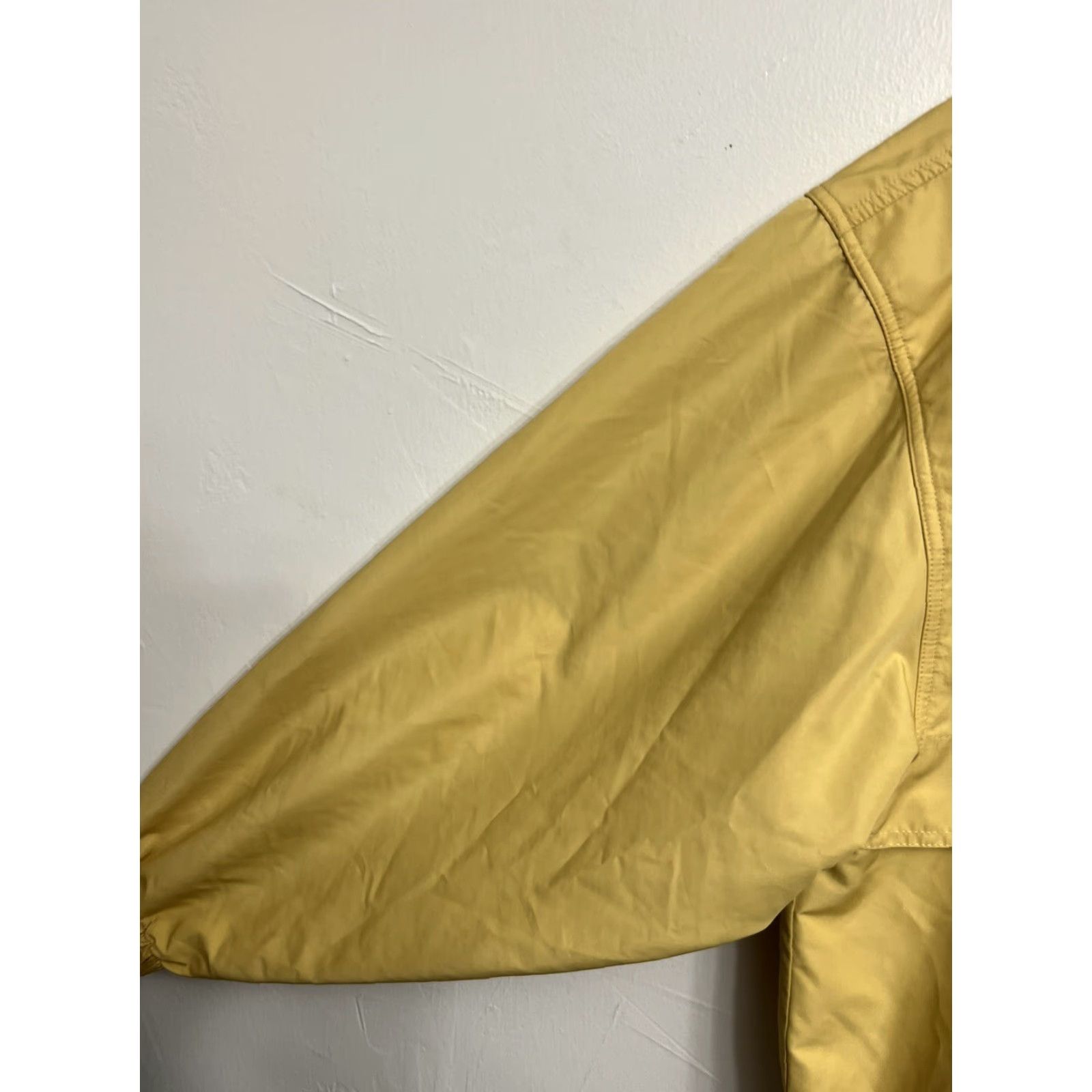 Cutter & Buck Cutter & Buck Windbreaker Mens L Yellow Logo Solid Full Zip Jacket Size US L / EU 52-54 / 3 - 5 Thumbnail