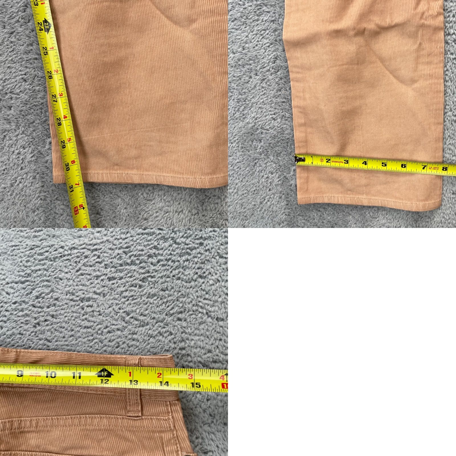 Gap Gap Pants Women 4 Brown Corduroy Straight Leg Cotton Logo Casual Classic Waterfall? Size 27" / US 4 / IT 40 - 8 Thumbnail