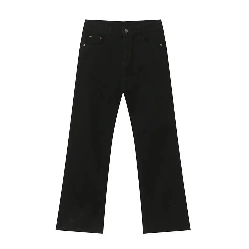 Japanese Brand Retro high street micro trumpet wide leg jeans Size US 30 / EU 46 - 5 Thumbnail
