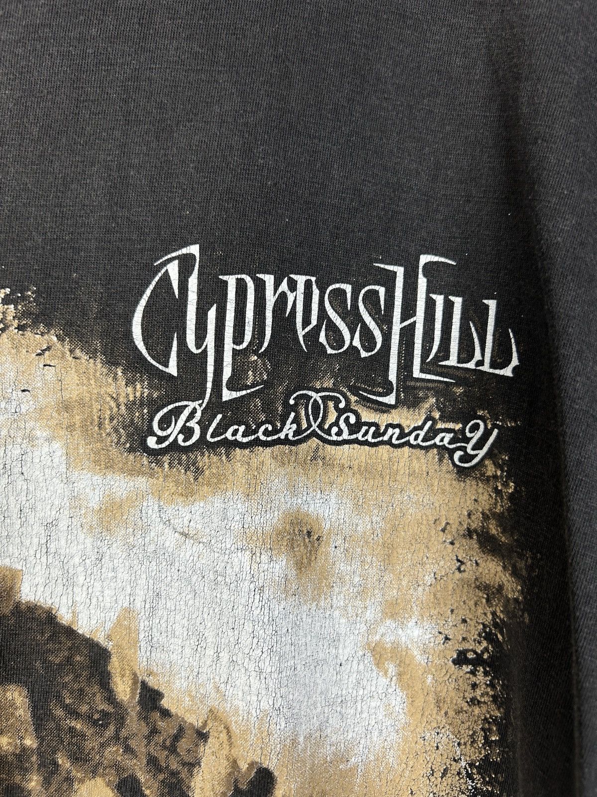 Rap Tees 90s Vintage Cypress Hill Black Sunday 1993 Rap Hip Hop Tee Size US L / EU 52-54 / 3 - 3 Thumbnail