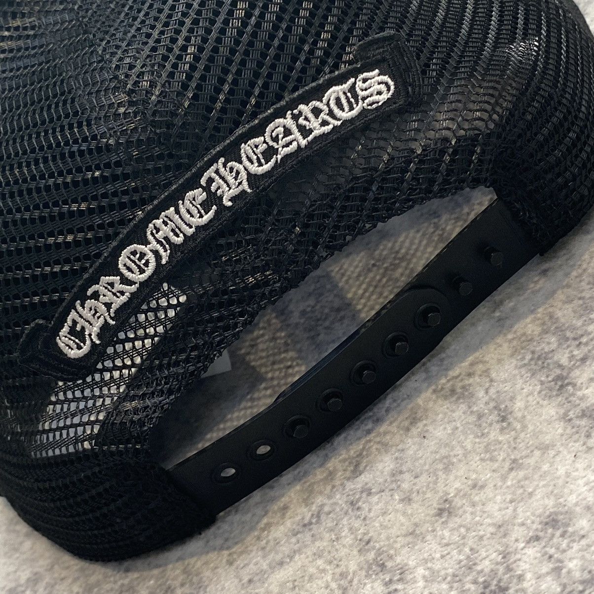Chrome Hearts Chrome Hearts Triple Cross Embroidery Trucker Hat Black Size ONE SIZE - 5 Thumbnail