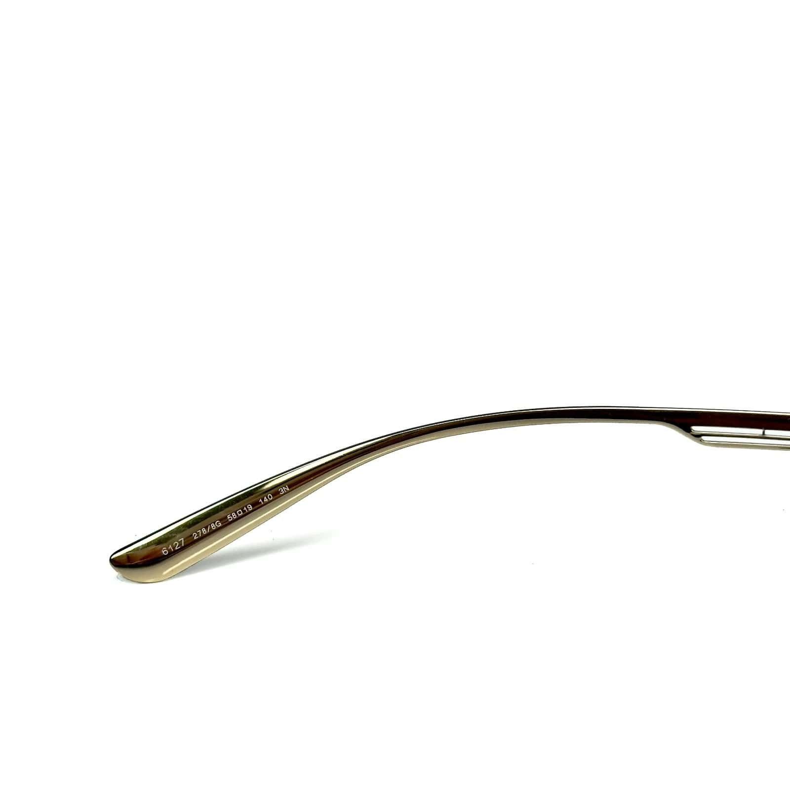Bvlgari BVLGARI BV6127 6127 B.ZERO1 Gold Black Metal Oval Sunglasses Size ONE SIZE - 2 Thumbnail