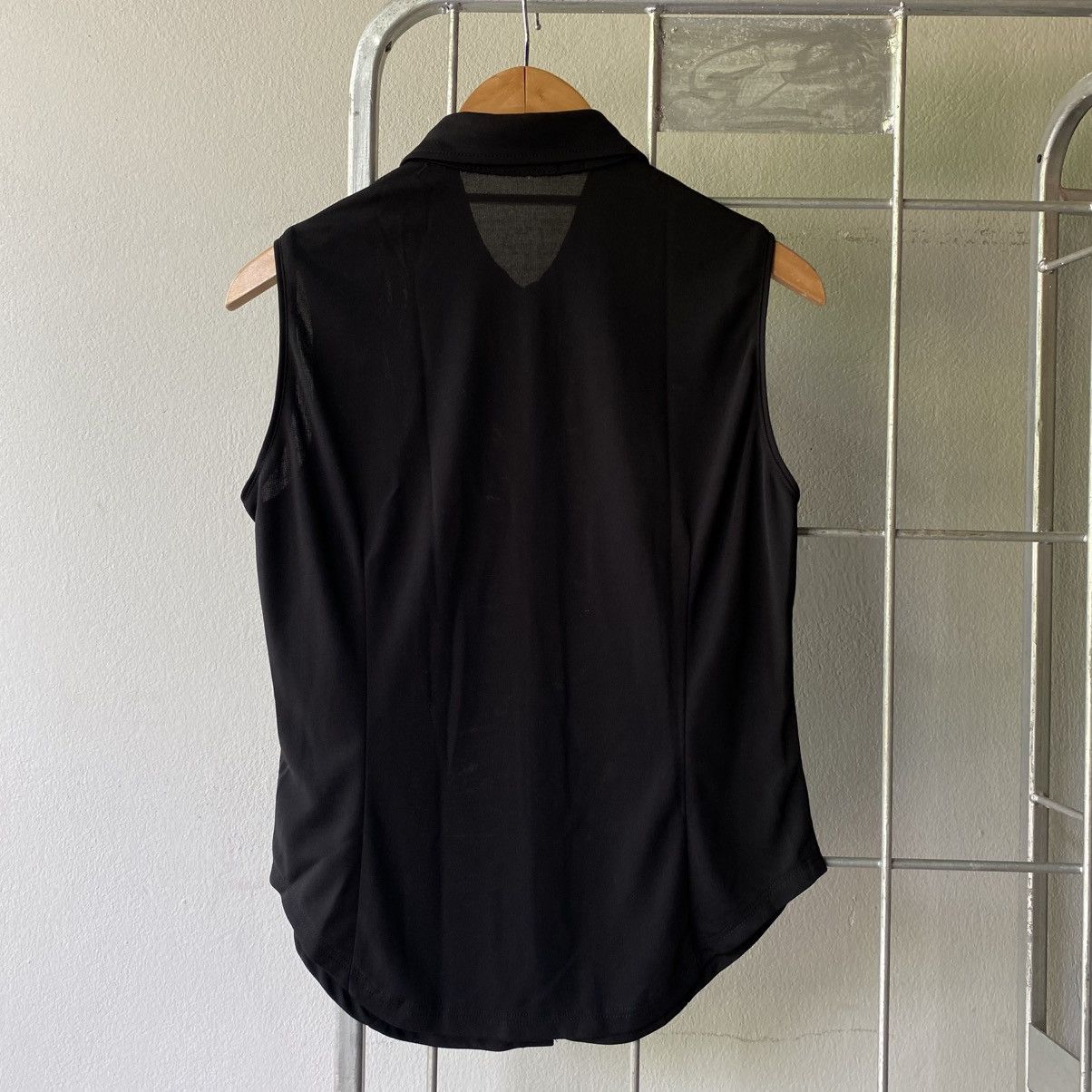 Fendi FENDI Black Sleeveless Soft Shirt Size M / US 6-8 / IT 42-44 - 3 Thumbnail