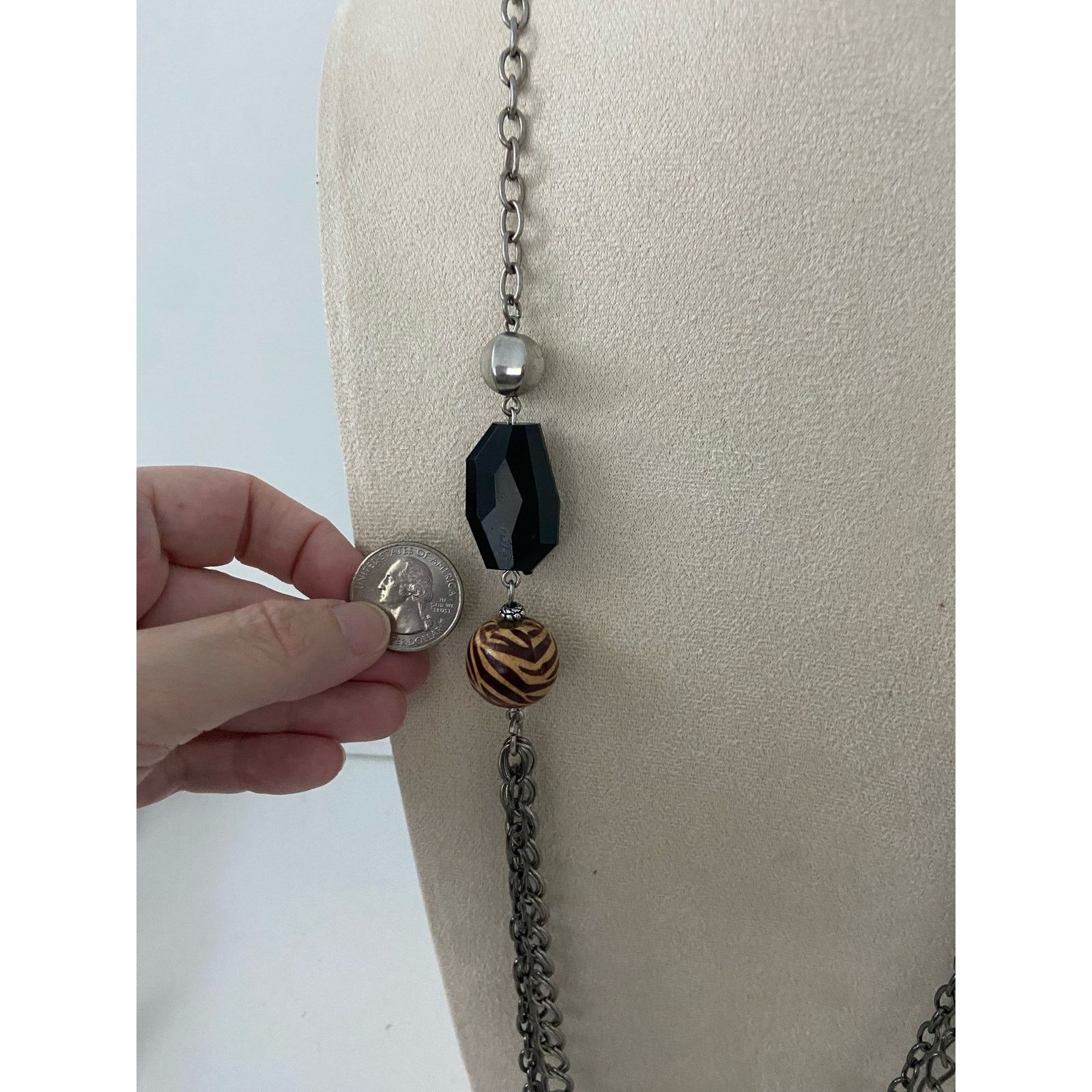 Other Long layered chain necklace Size ONE SIZE - 2 Thumbnail