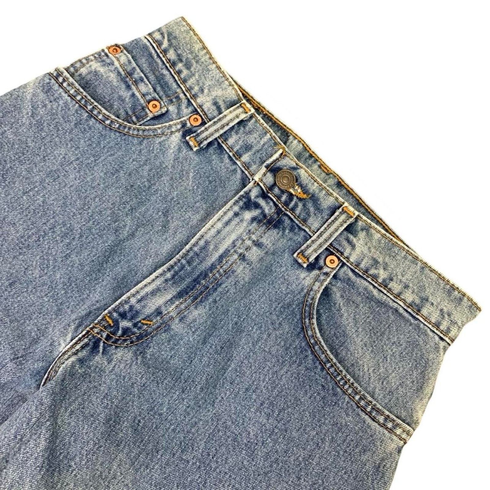 Levi's × Vintage Vintage 90s Levi’s 551 Light Washed Blue Jeans Size 28" / US 6 / IT 42 - 5 Thumbnail