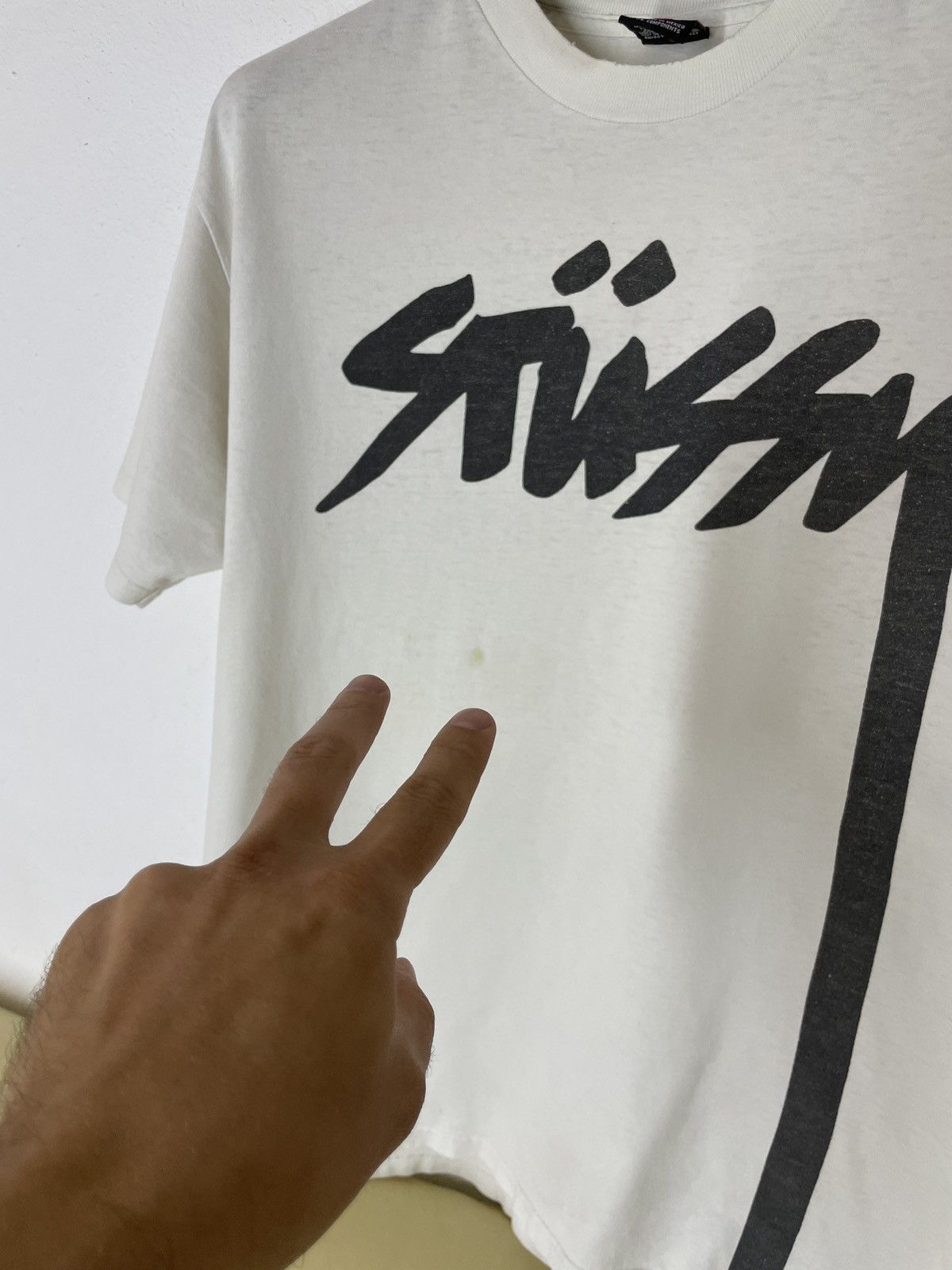 Haze × Pro-Keds × Stussy Stussy X Haze Vintage Big Logo T Shirt tee Size US L / EU 52-54 / 3 - 5 Thumbnail