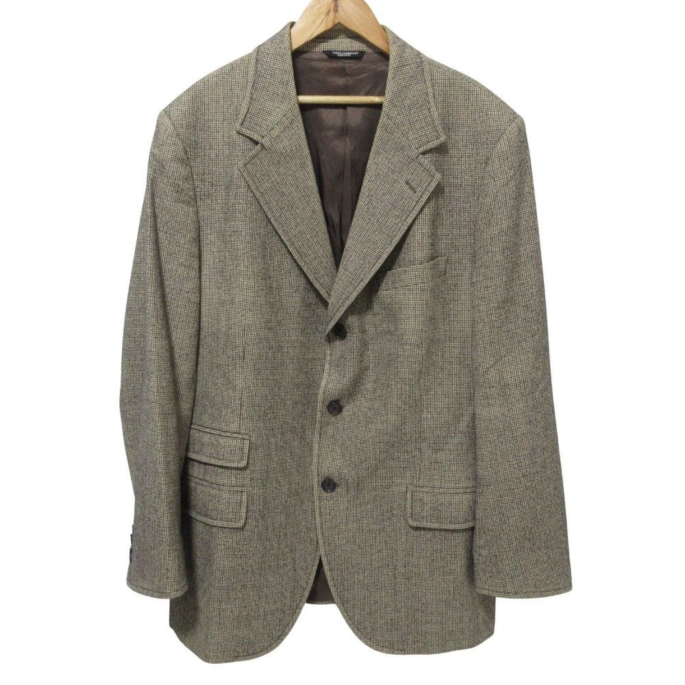 Dolce & Gabbana Dolce & Gabbana Dolce&Gabbana Portofino Glen Check Denim Tailored Jacket Denim Outerwear DUTY FREE for USA Size ONE SIZE - 1 Thumbnail