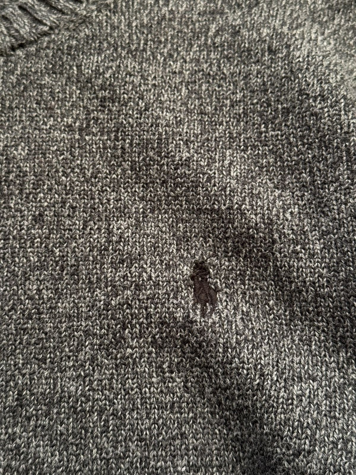 Polo Ralph Lauren Polo Ralph Lauren minimalist grey knit logo sweater Size US XL / EU 56 / 4 - 3 Thumbnail
